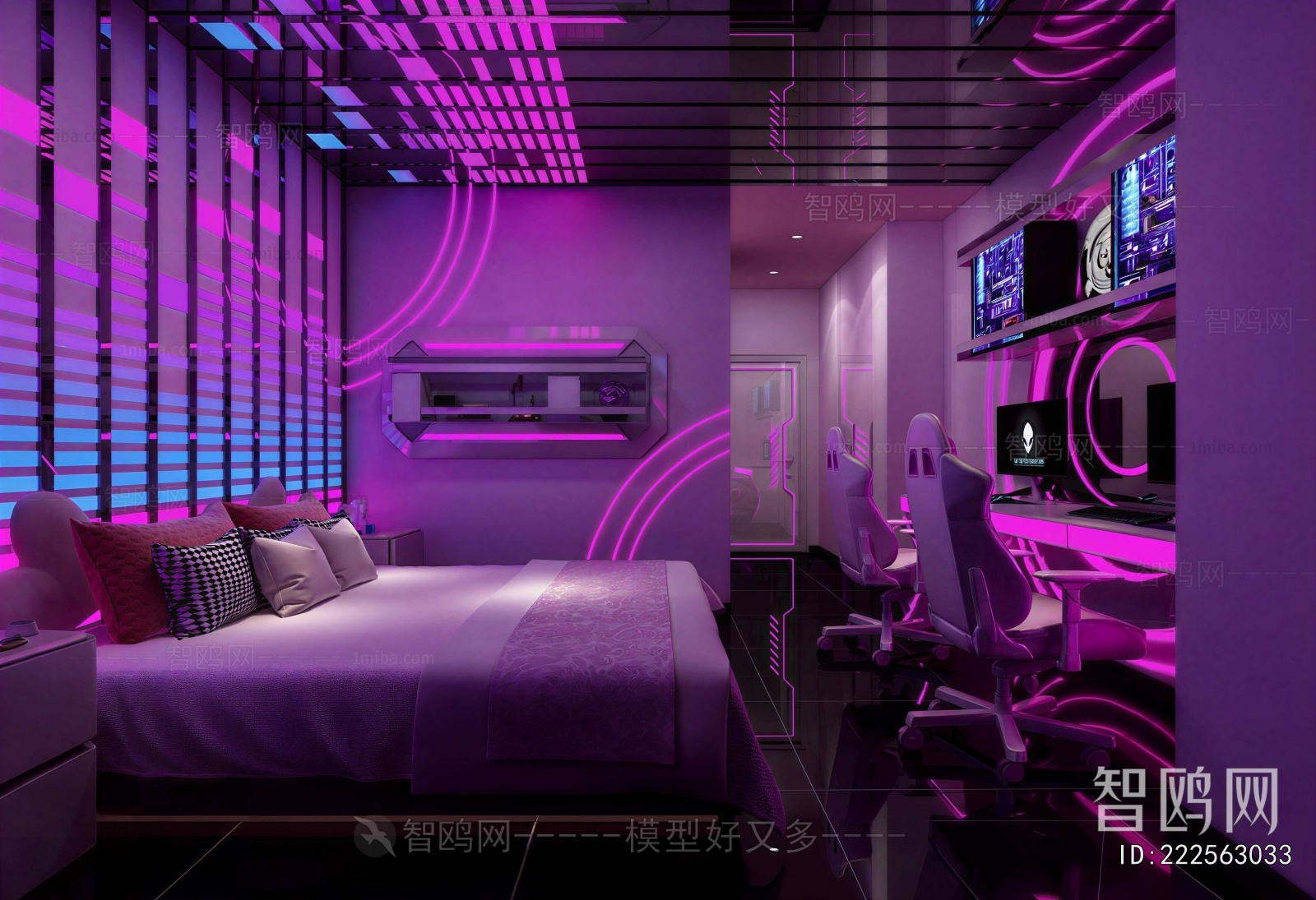 Modern Guest Room