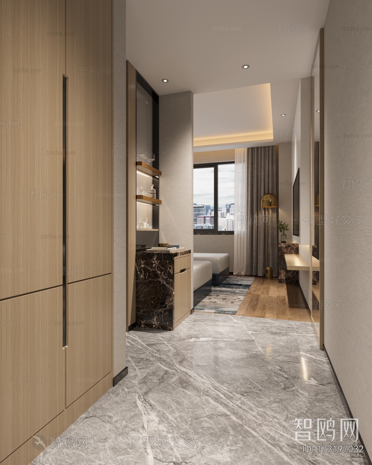 Modern Guest Room