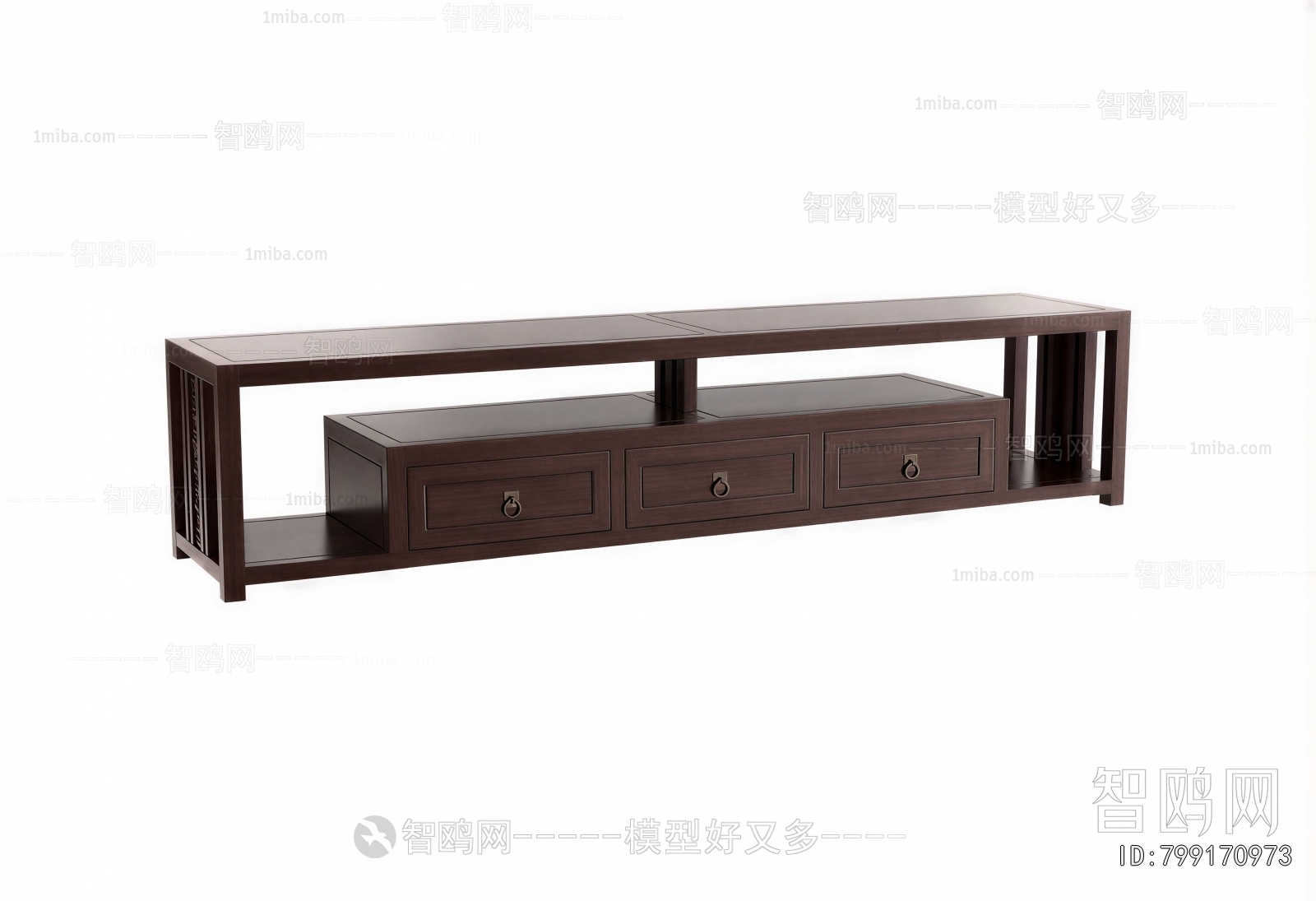 New Chinese Style TV Cabinet