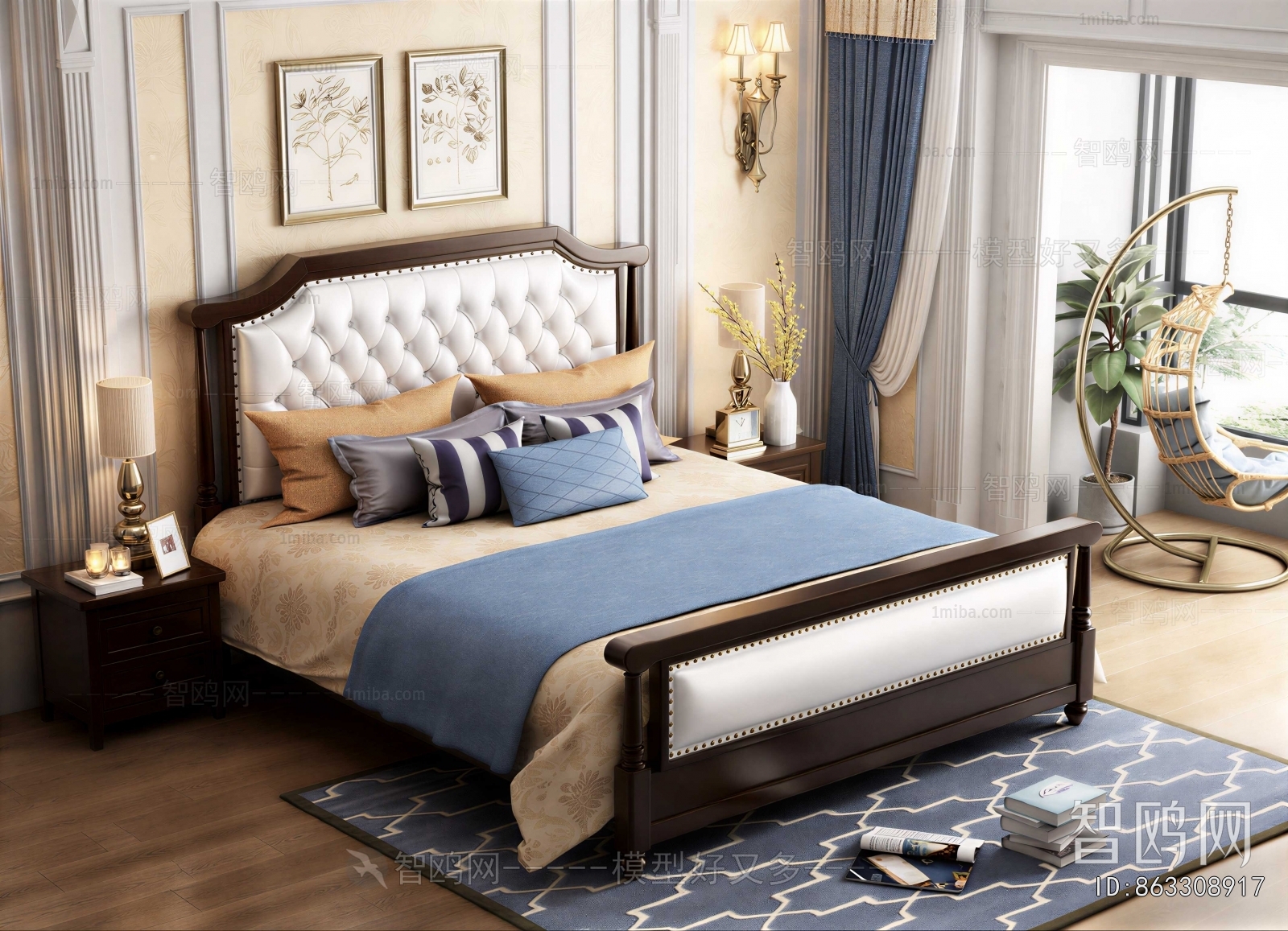 American Style Double Bed