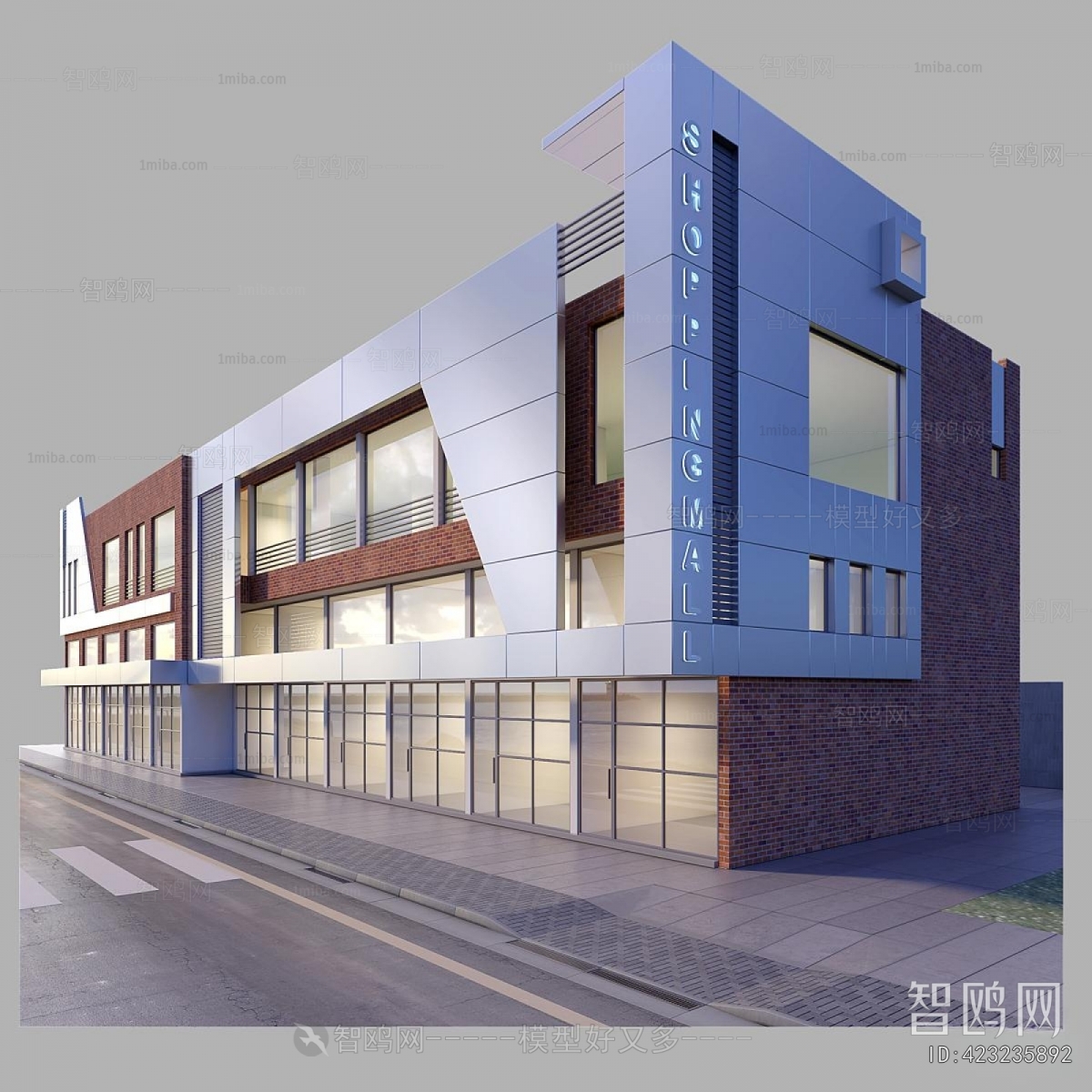 Modern Appearance Of Commercial Building