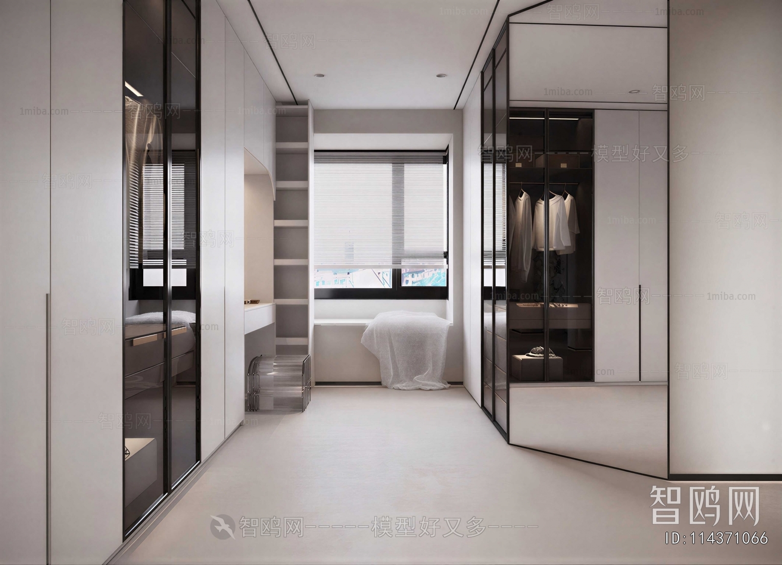 Modern Clothes Storage Area