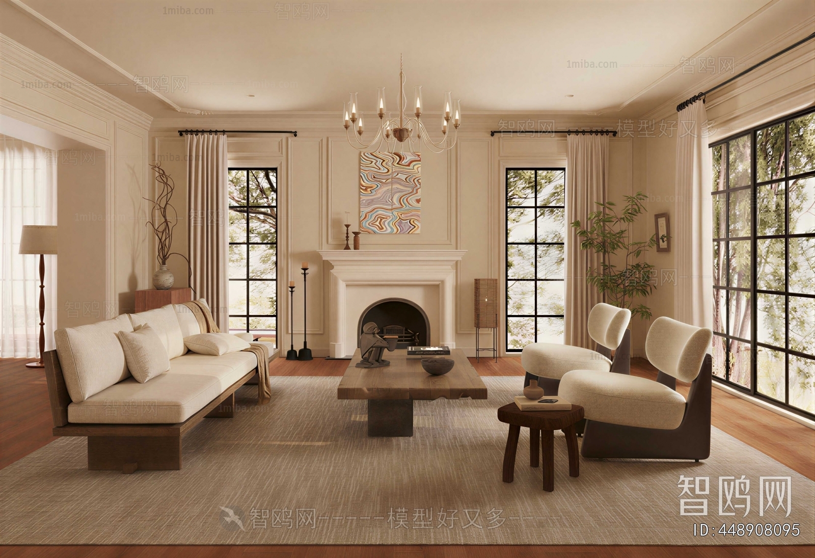 French Style A Living Room