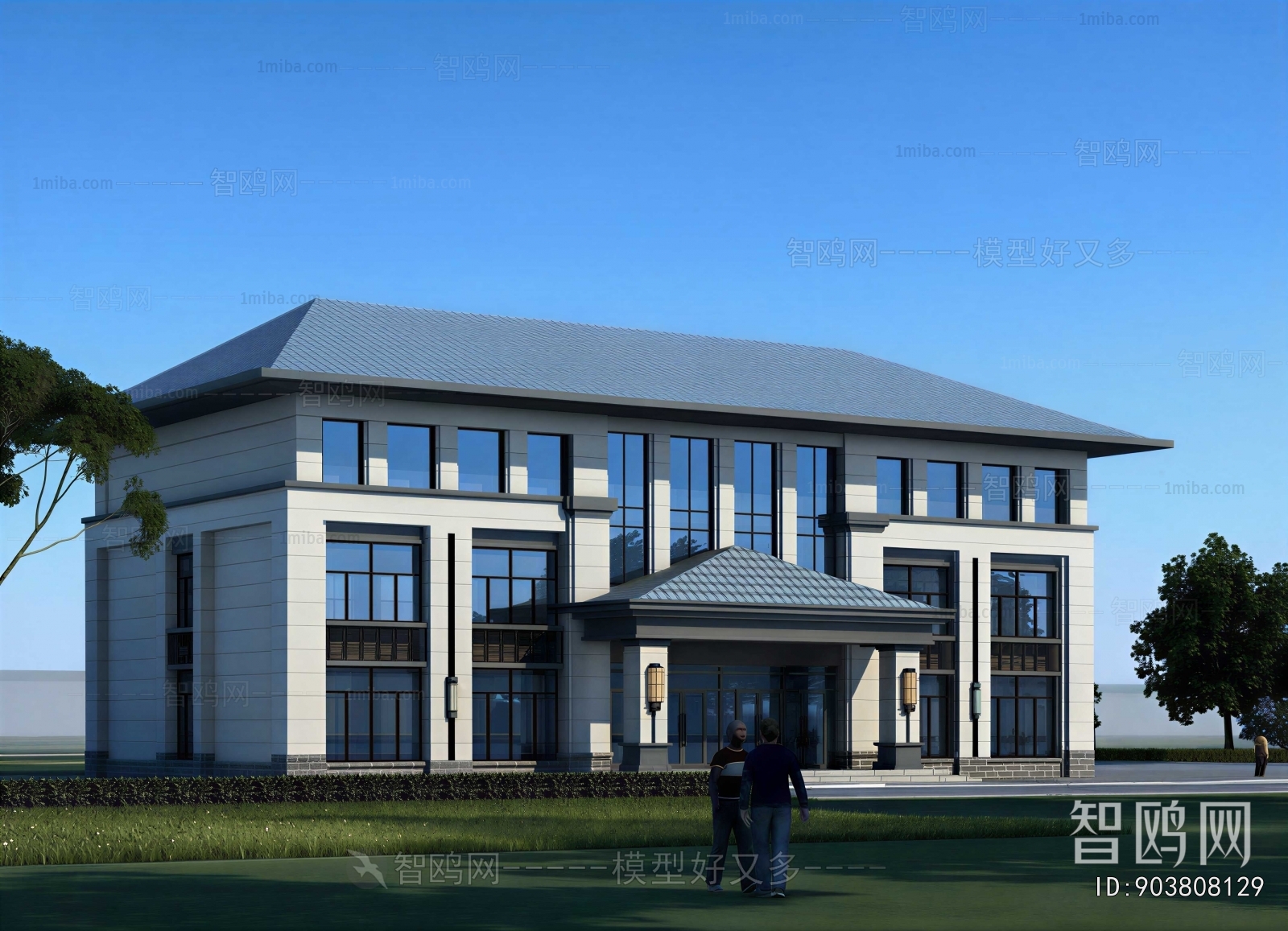 New Chinese Style Public Building