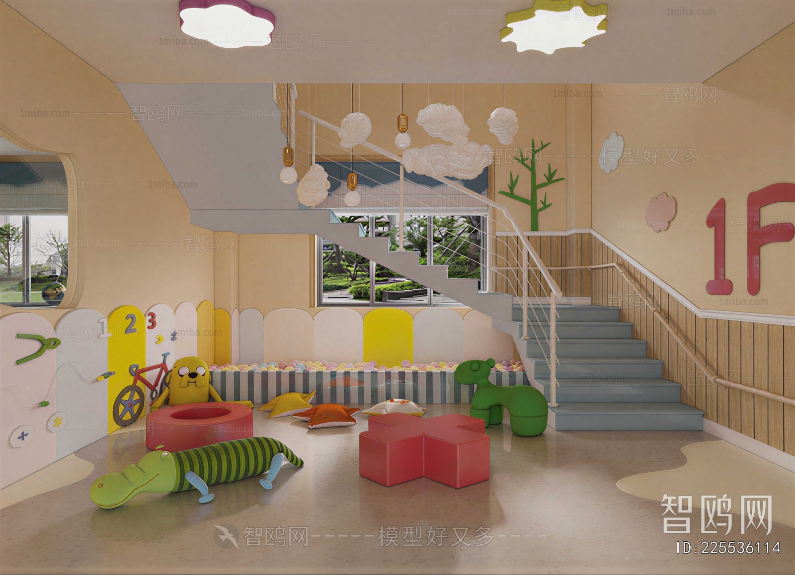 Modern Children's Playroom