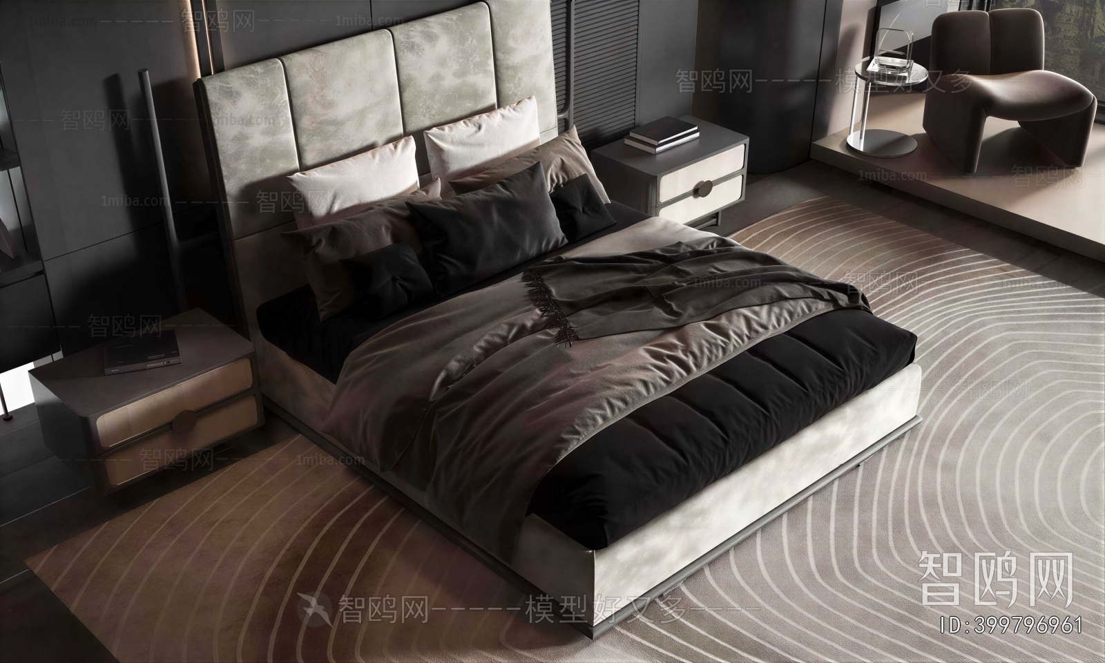 Modern Double Bed