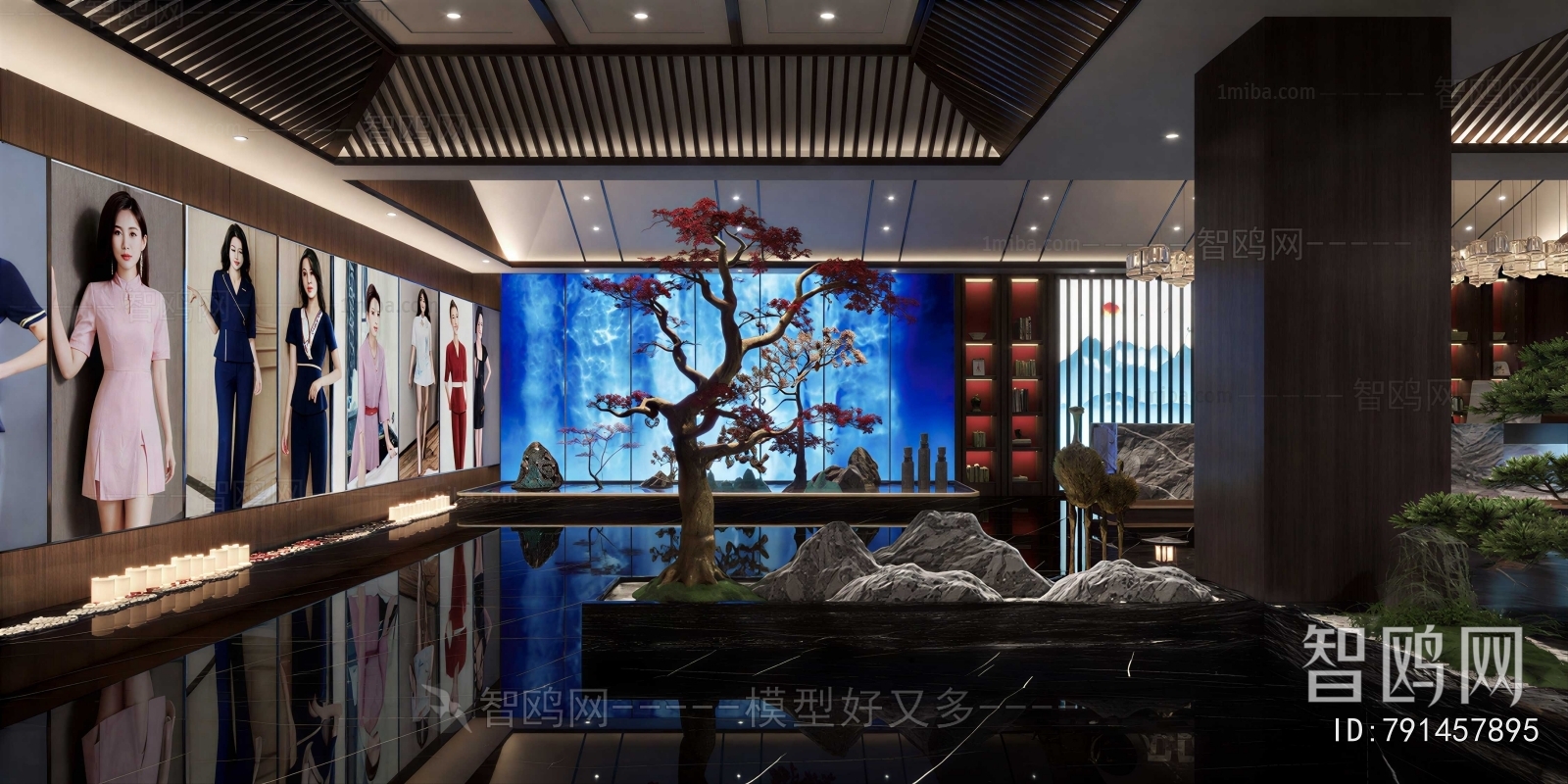New Chinese Style Exhibition Hall