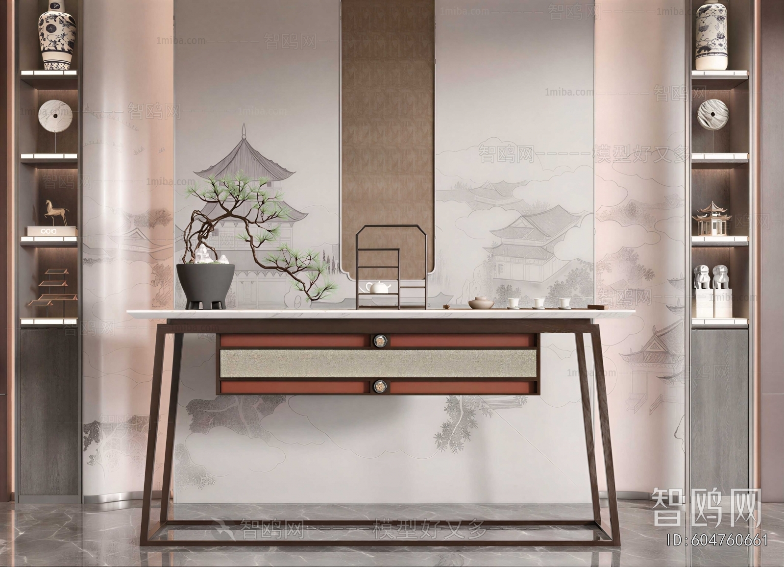 New Chinese Style Console