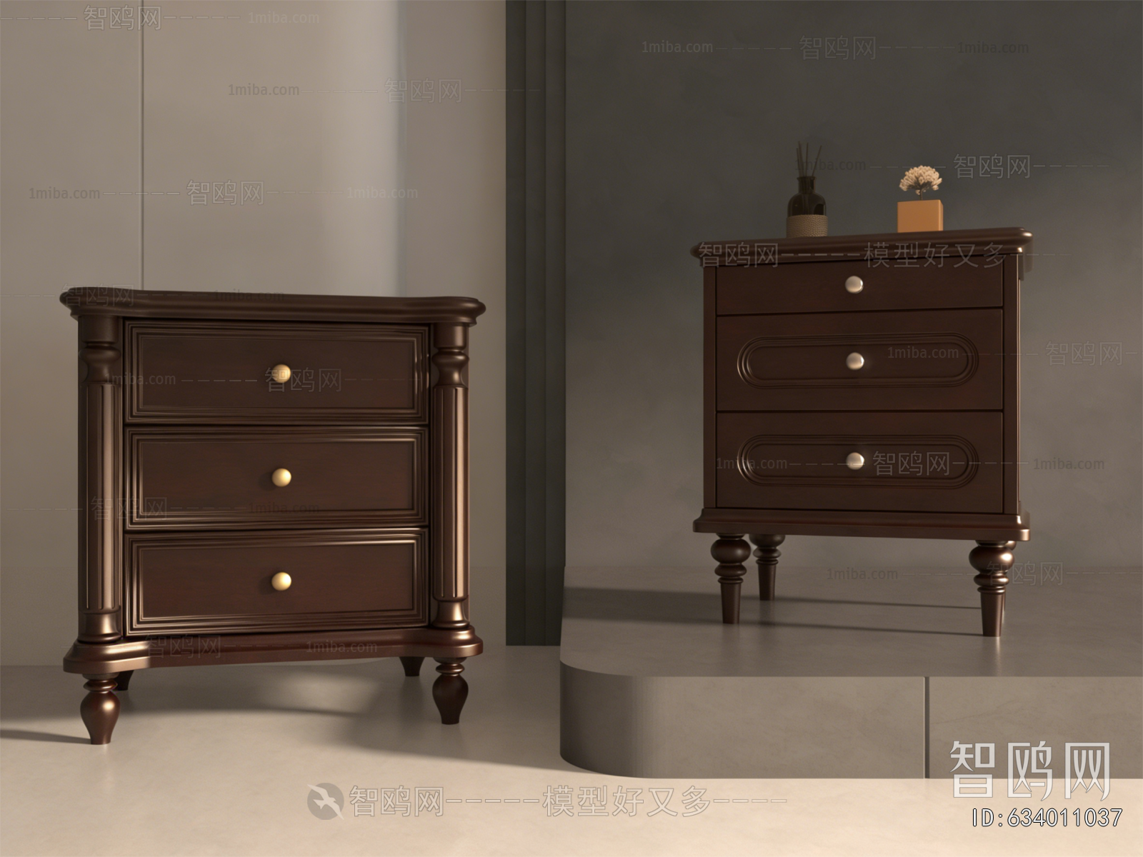 American Style Bedside Cupboard