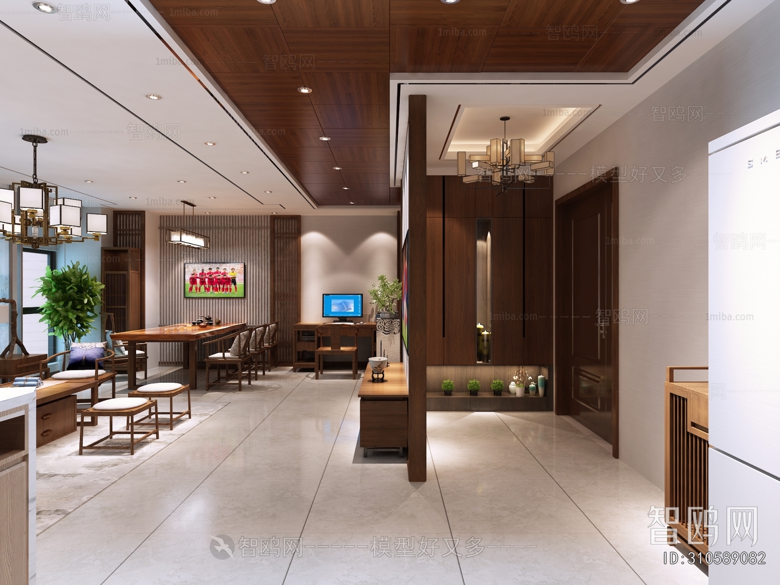 New Chinese Style Teahouse Tea House
