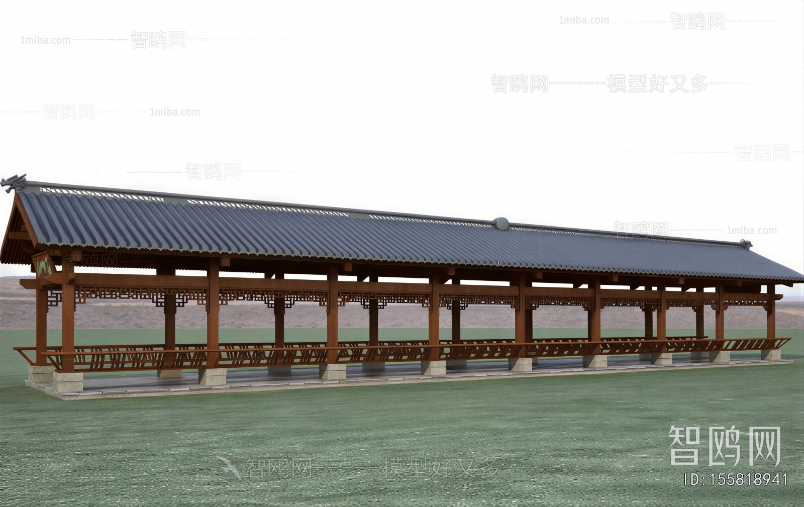 Chinese Style Ancient Architectural Buildings