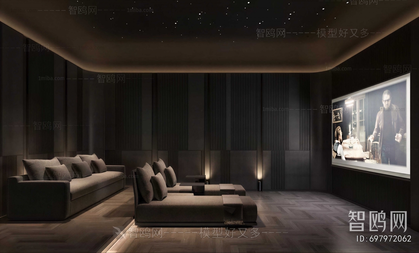 Modern Audiovisual Room