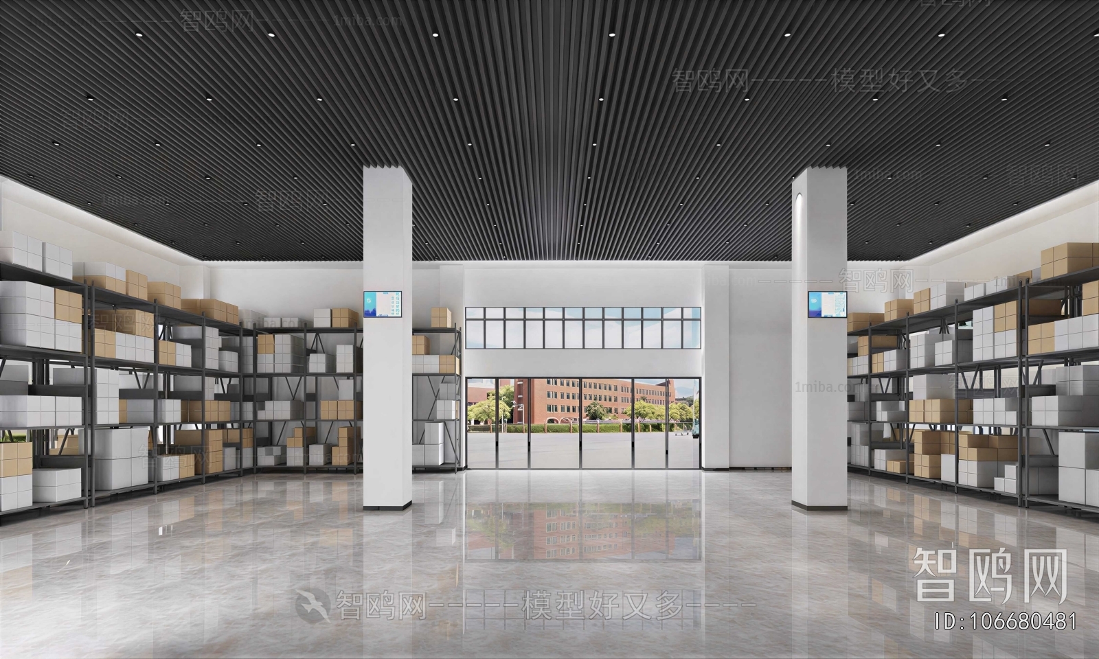 Modern Factory Floor/warehouse