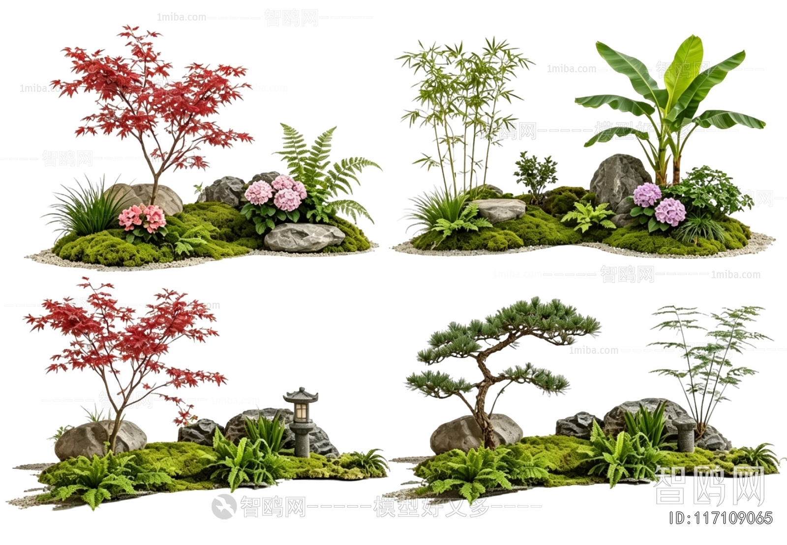 New Chinese Style Plant Landscaping