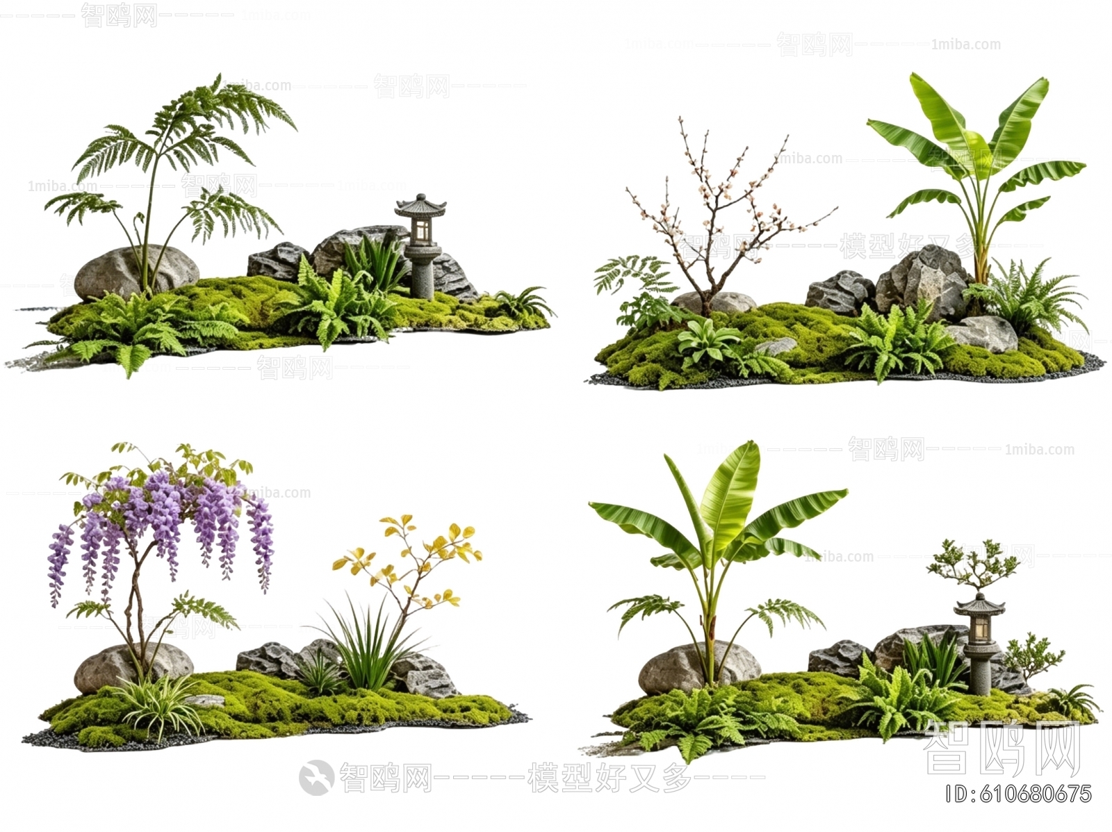 New Chinese Style Plant Landscaping