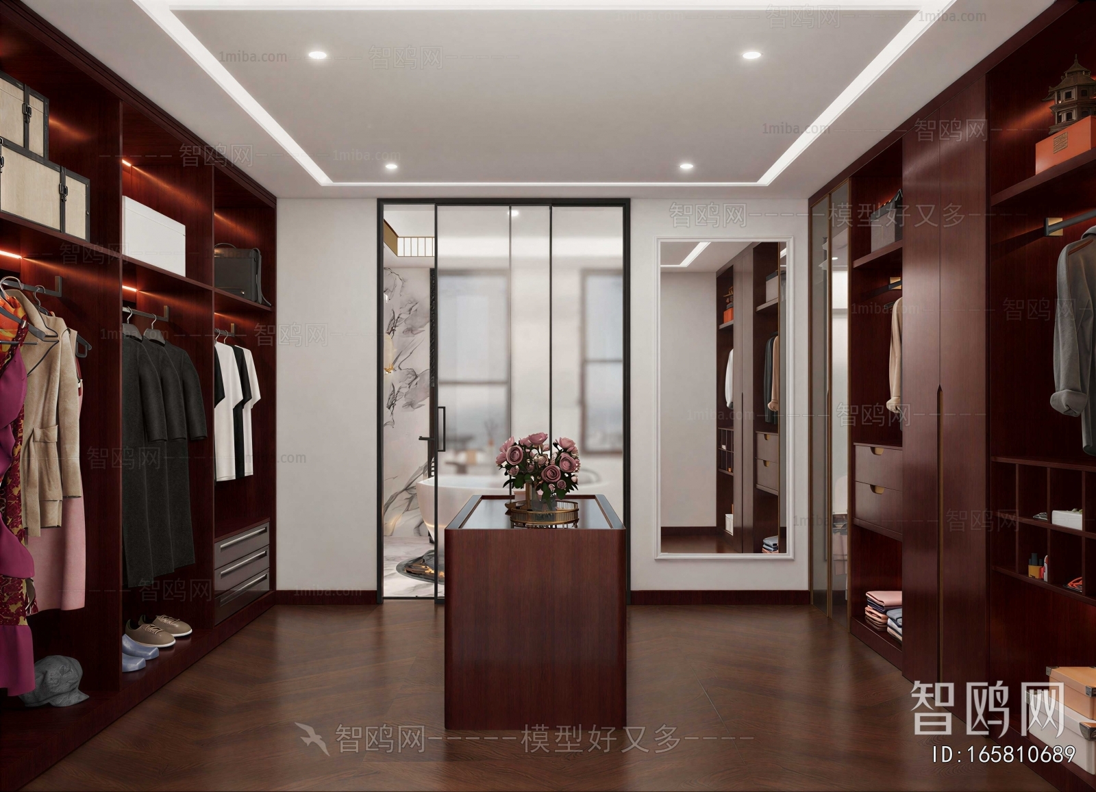 Modern Clothes Storage Area