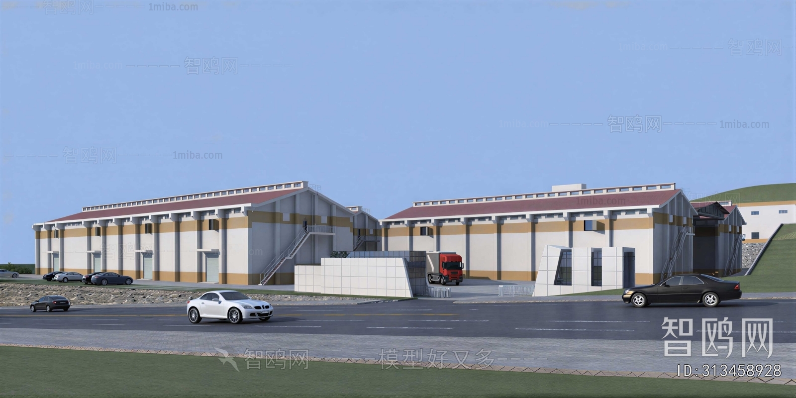 Modern Industrial Building
