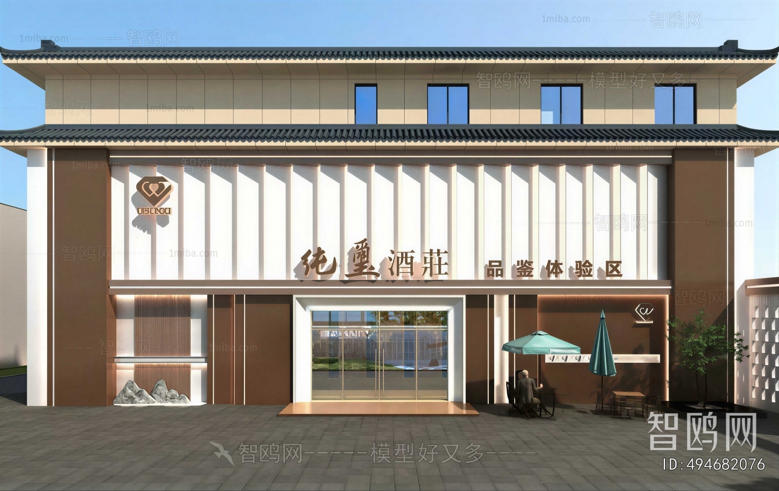 New Chinese Style Facade Element