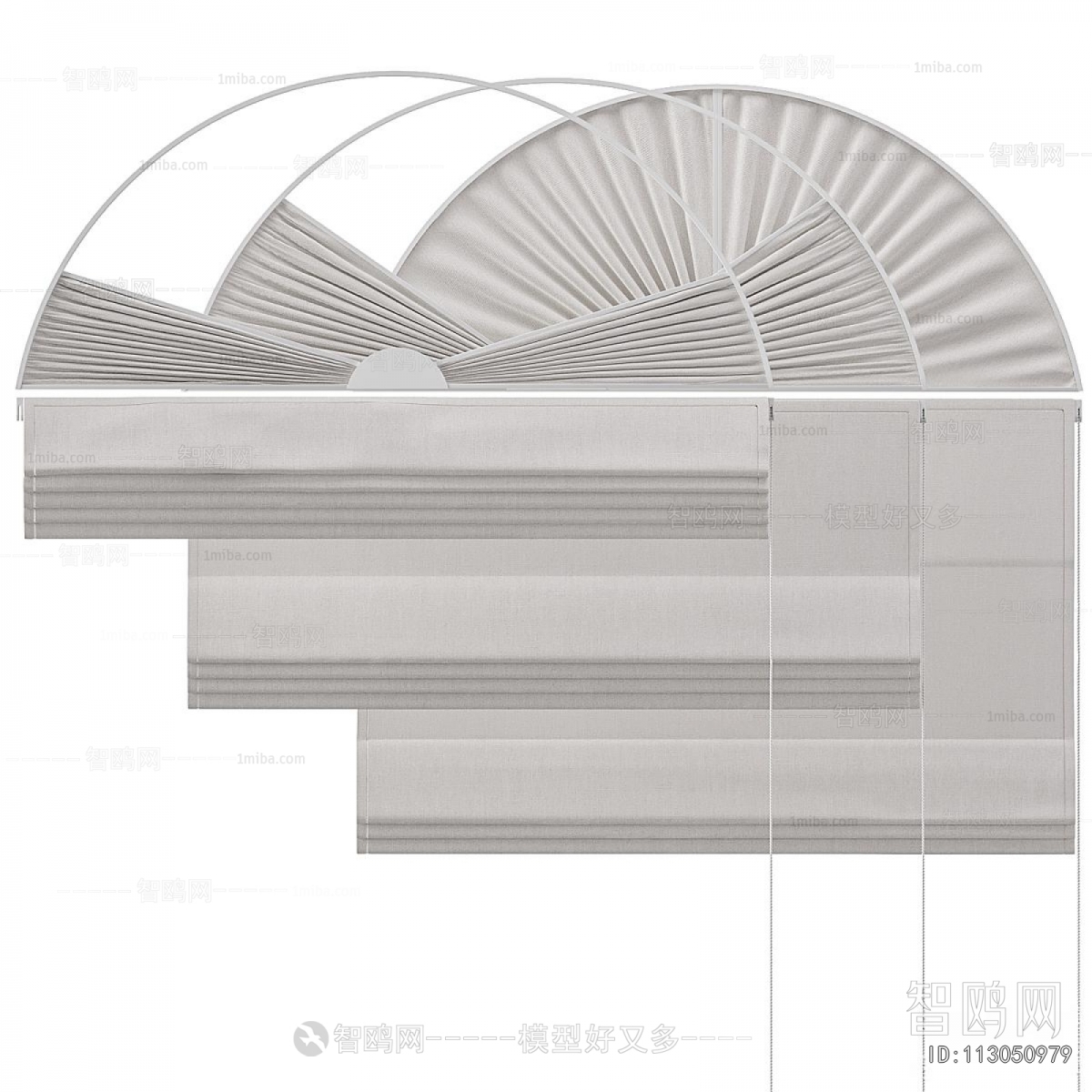 French Style Roman Curtain