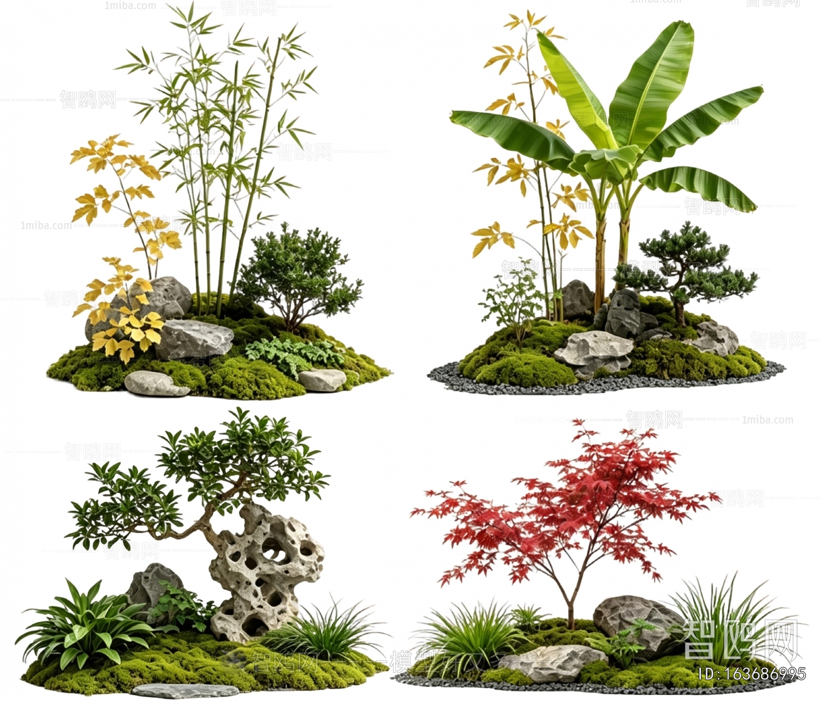 New Chinese Style Plant Landscaping