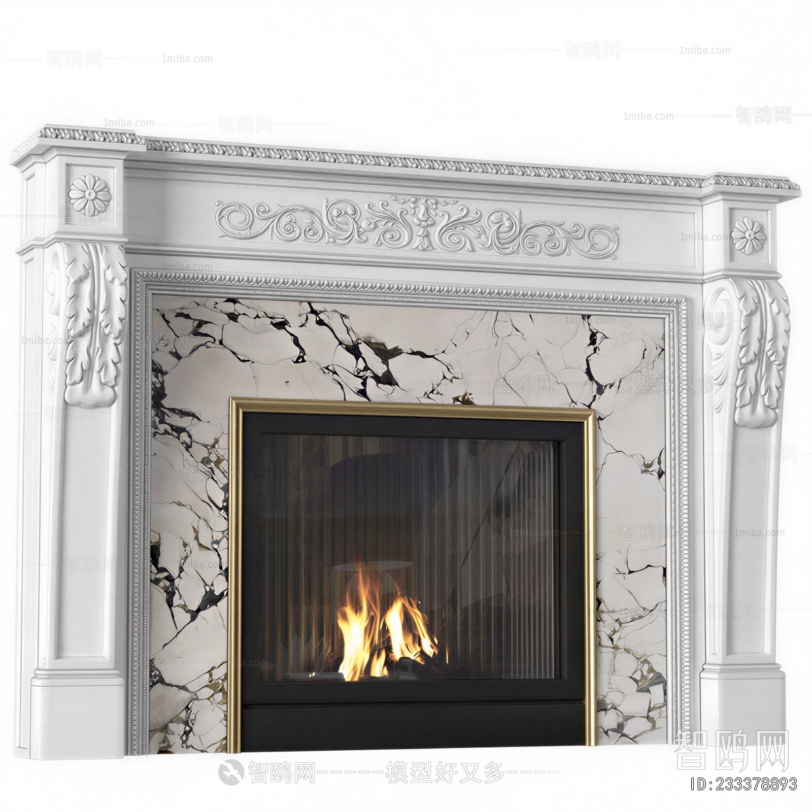 European Style Fireplace