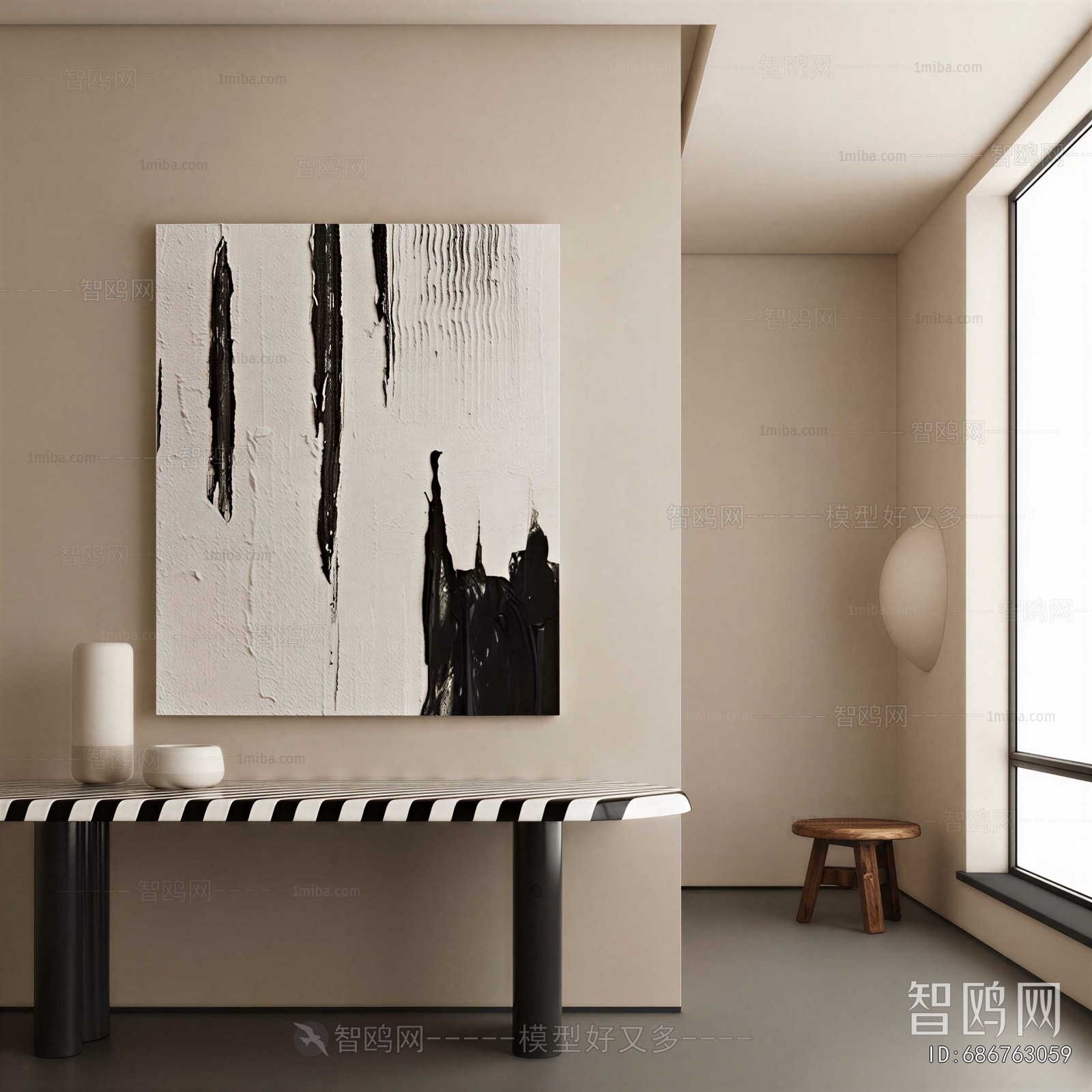 Wabi-sabi Style Painting