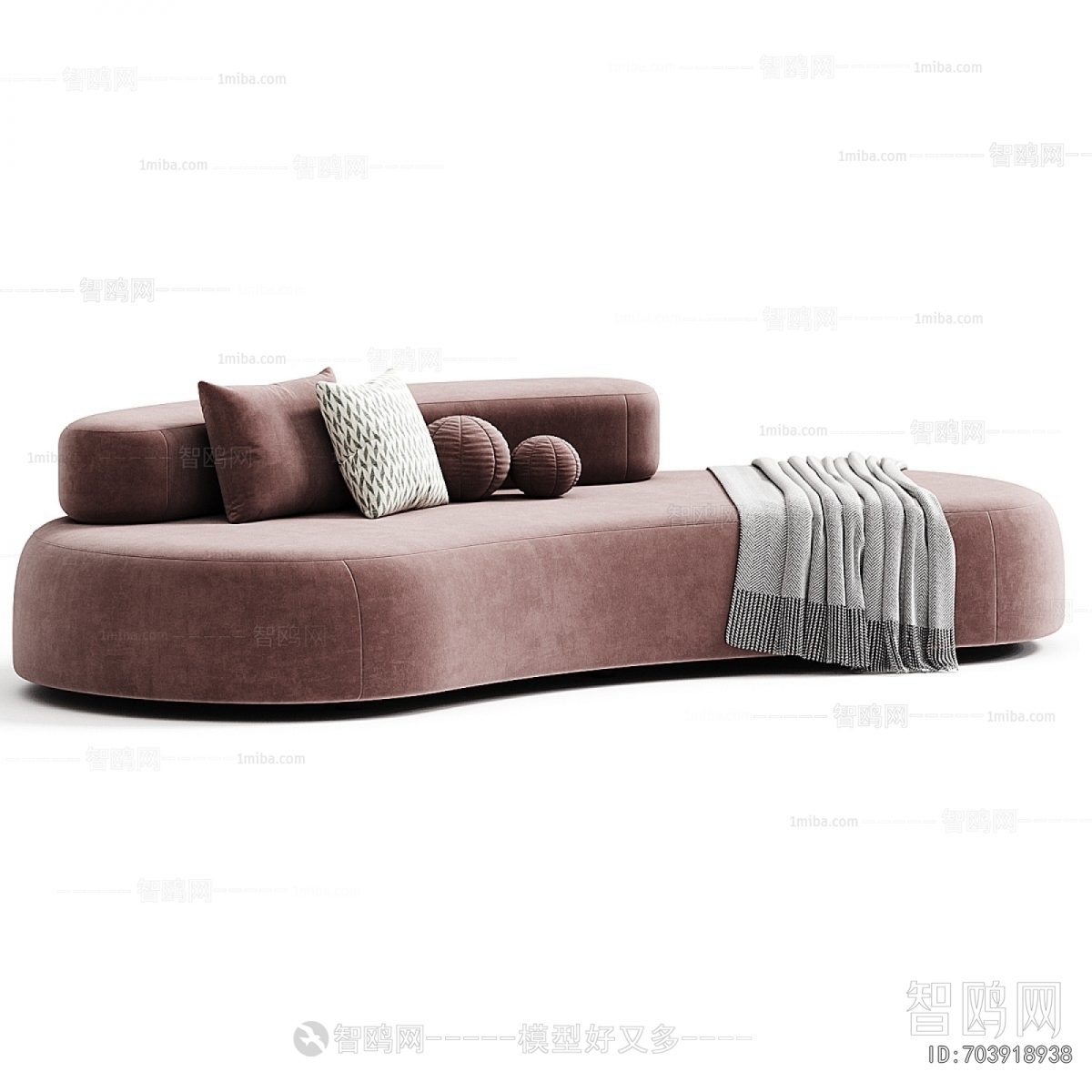 Modern Curved Sofa