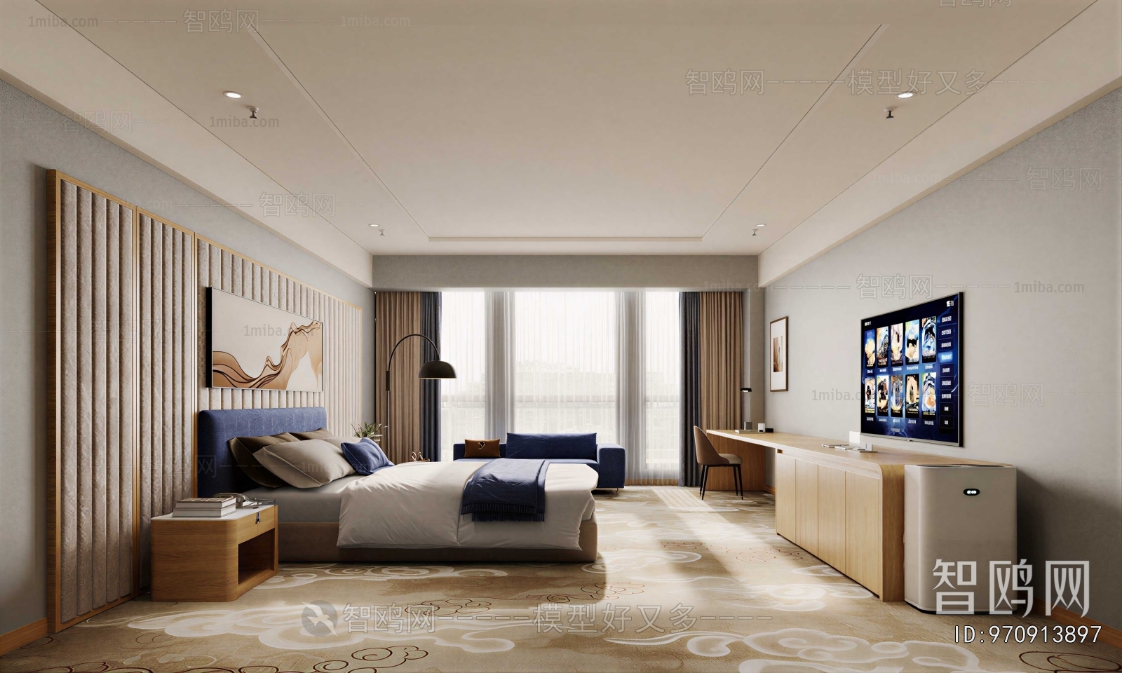 Modern Guest Room
