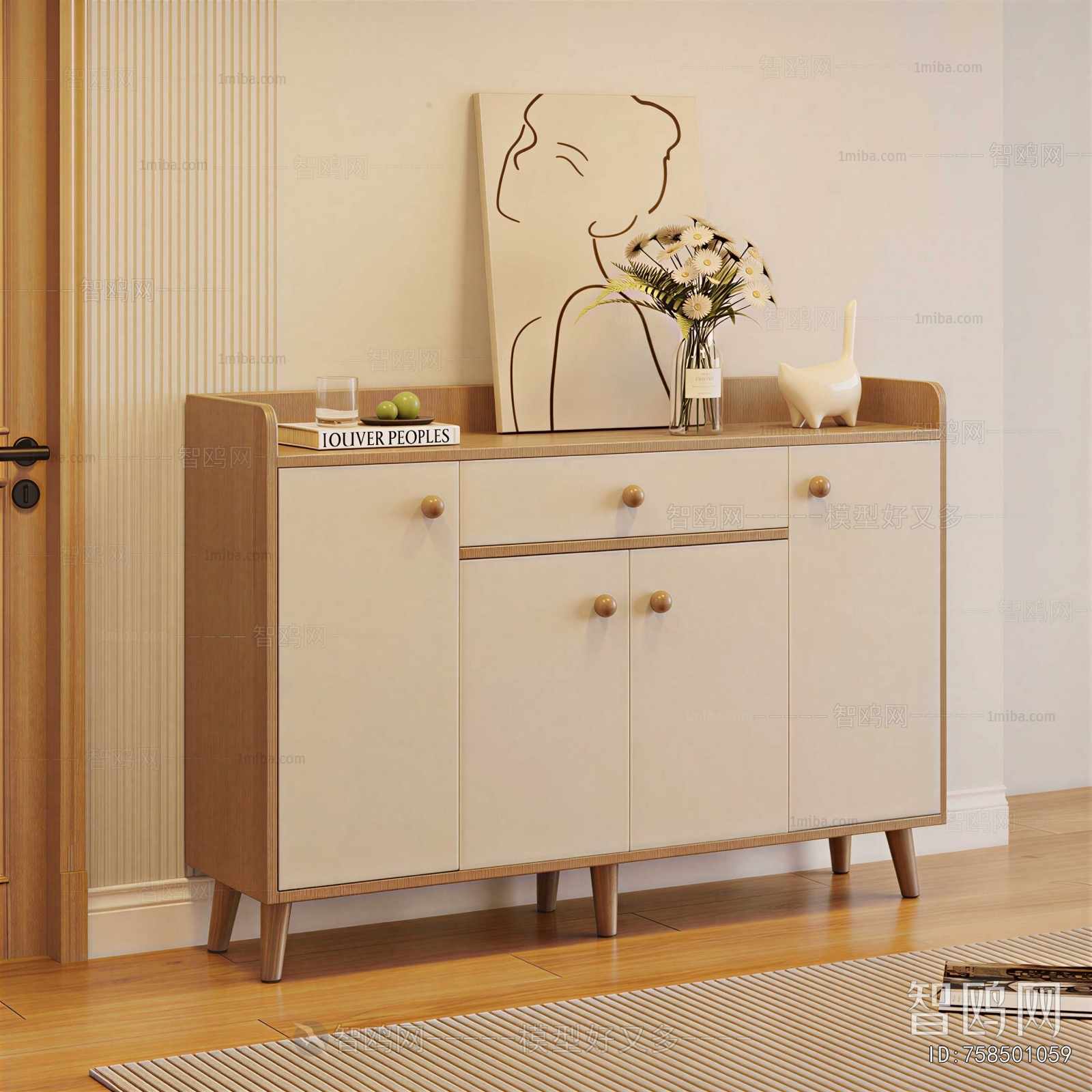 Modern Shoe Cabinet