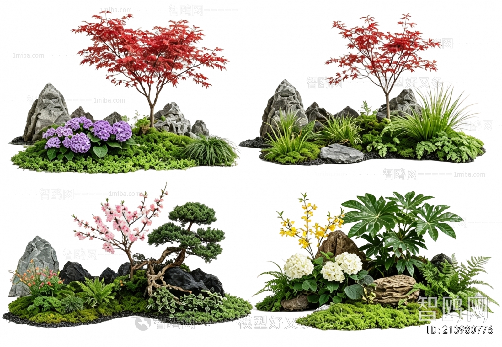 New Chinese Style Plant Landscaping