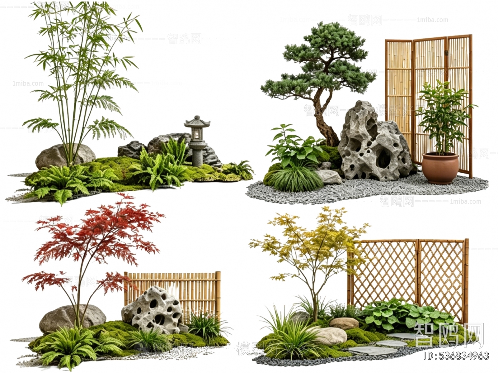 New Chinese Style Plant Landscaping