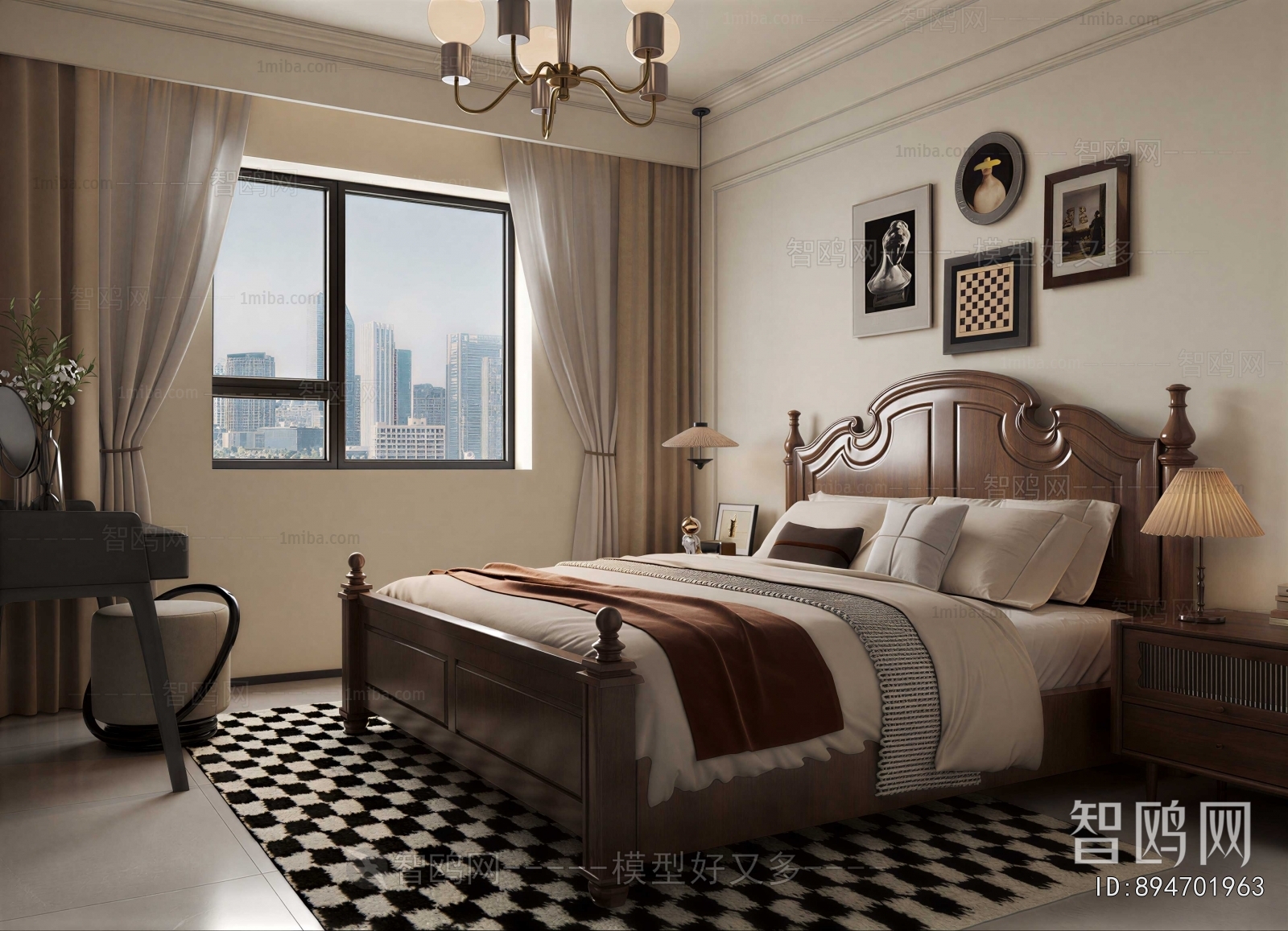 American Style Bedroom