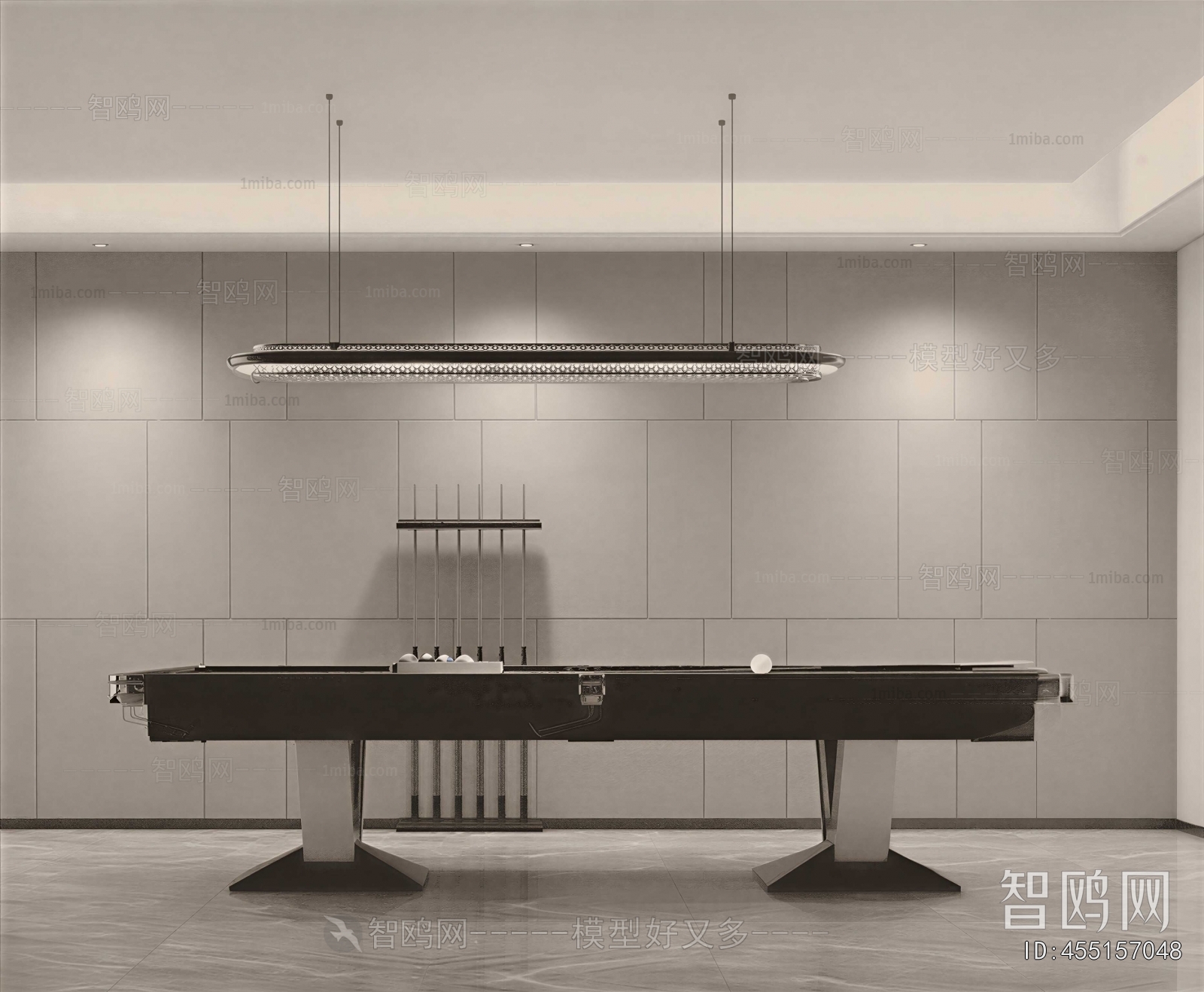 Modern Billiards Room