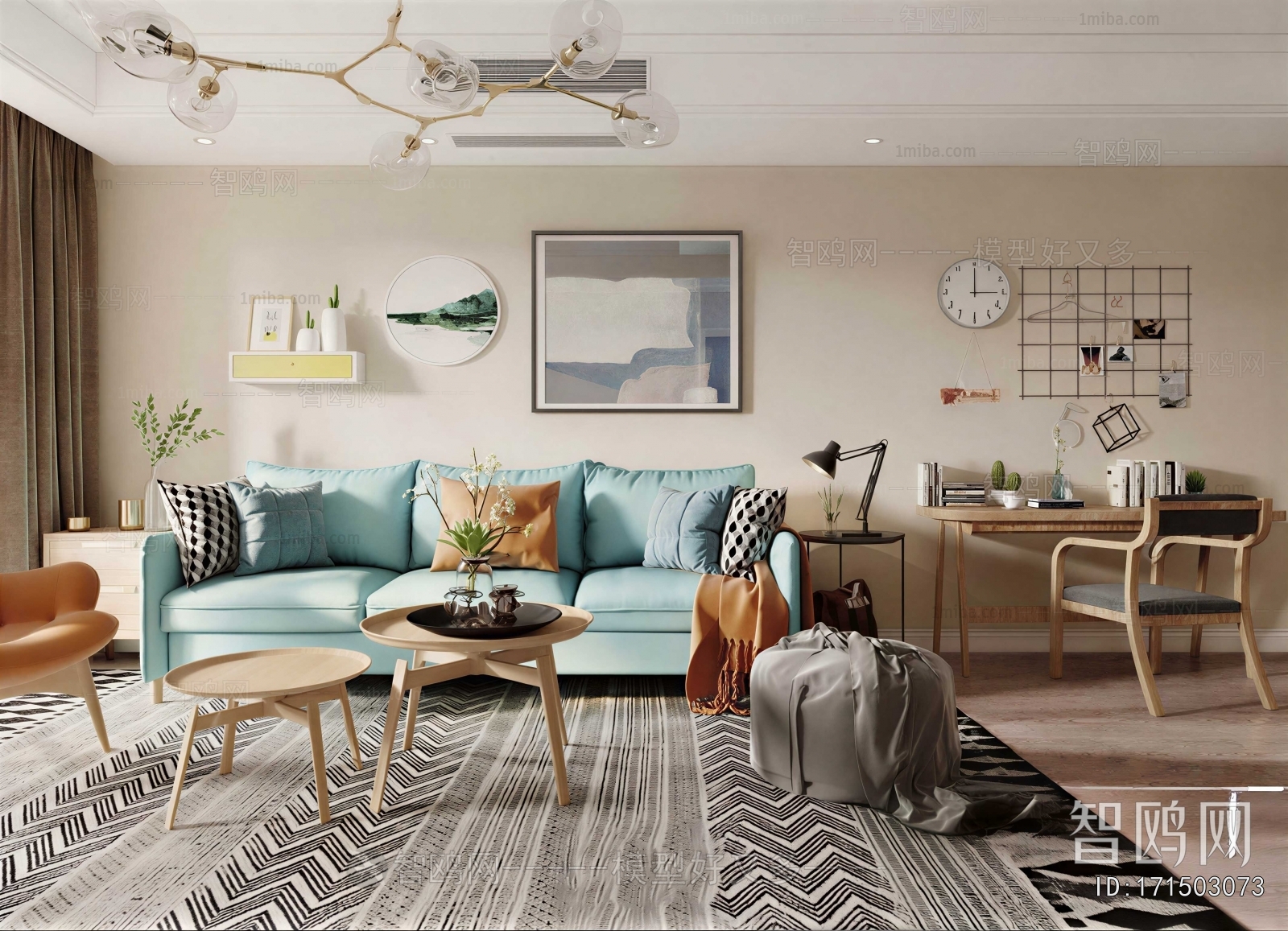 Nordic Style A Living Room
