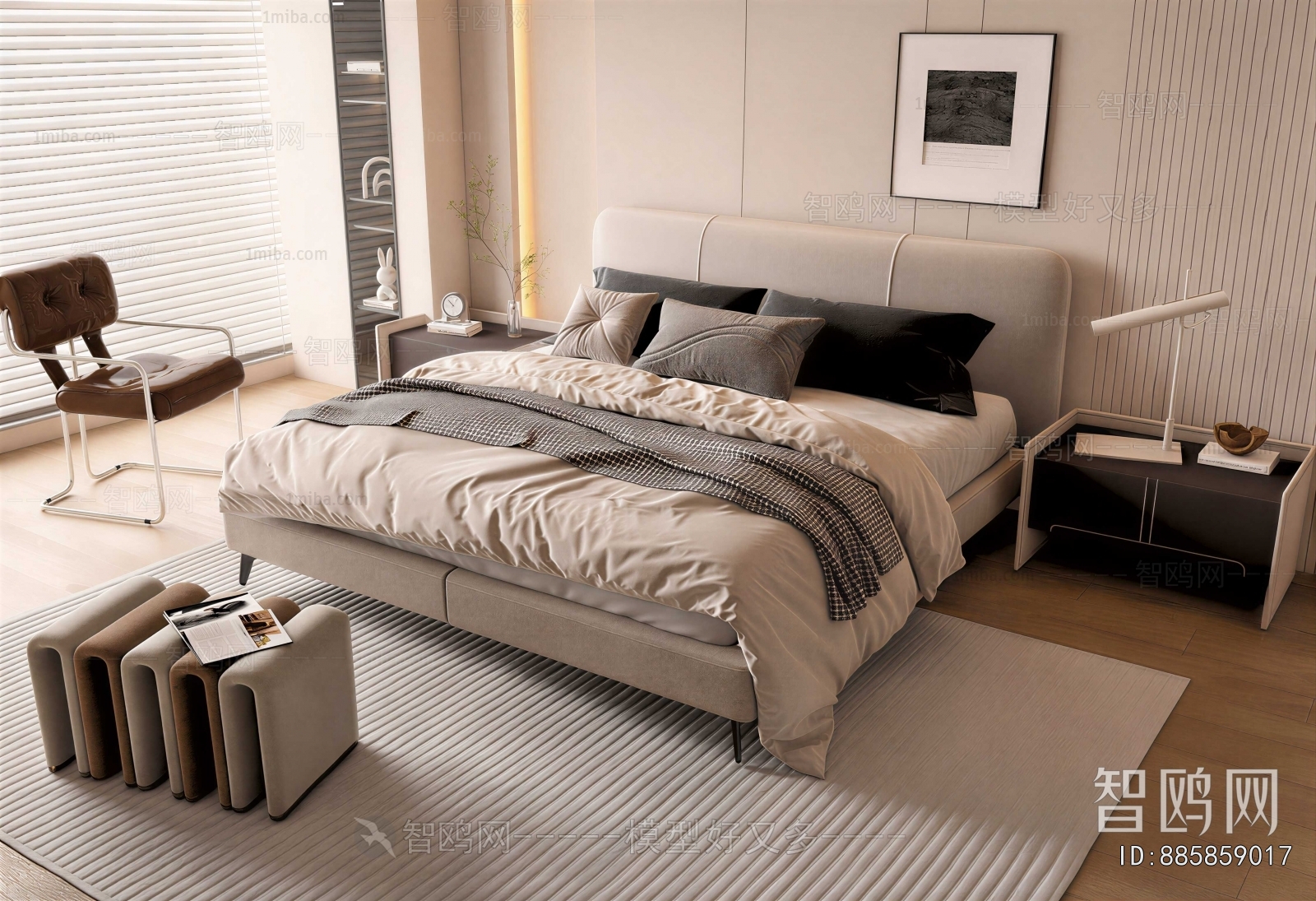 Modern Double Bed