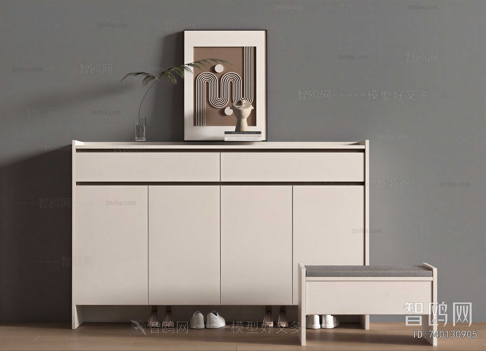 Modern Shoe Cabinet