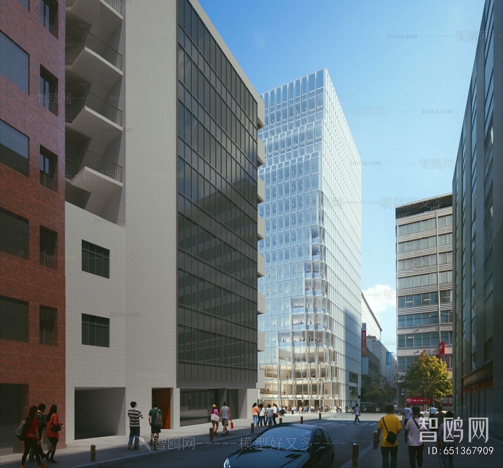 Modern Appearance Of Commercial Building