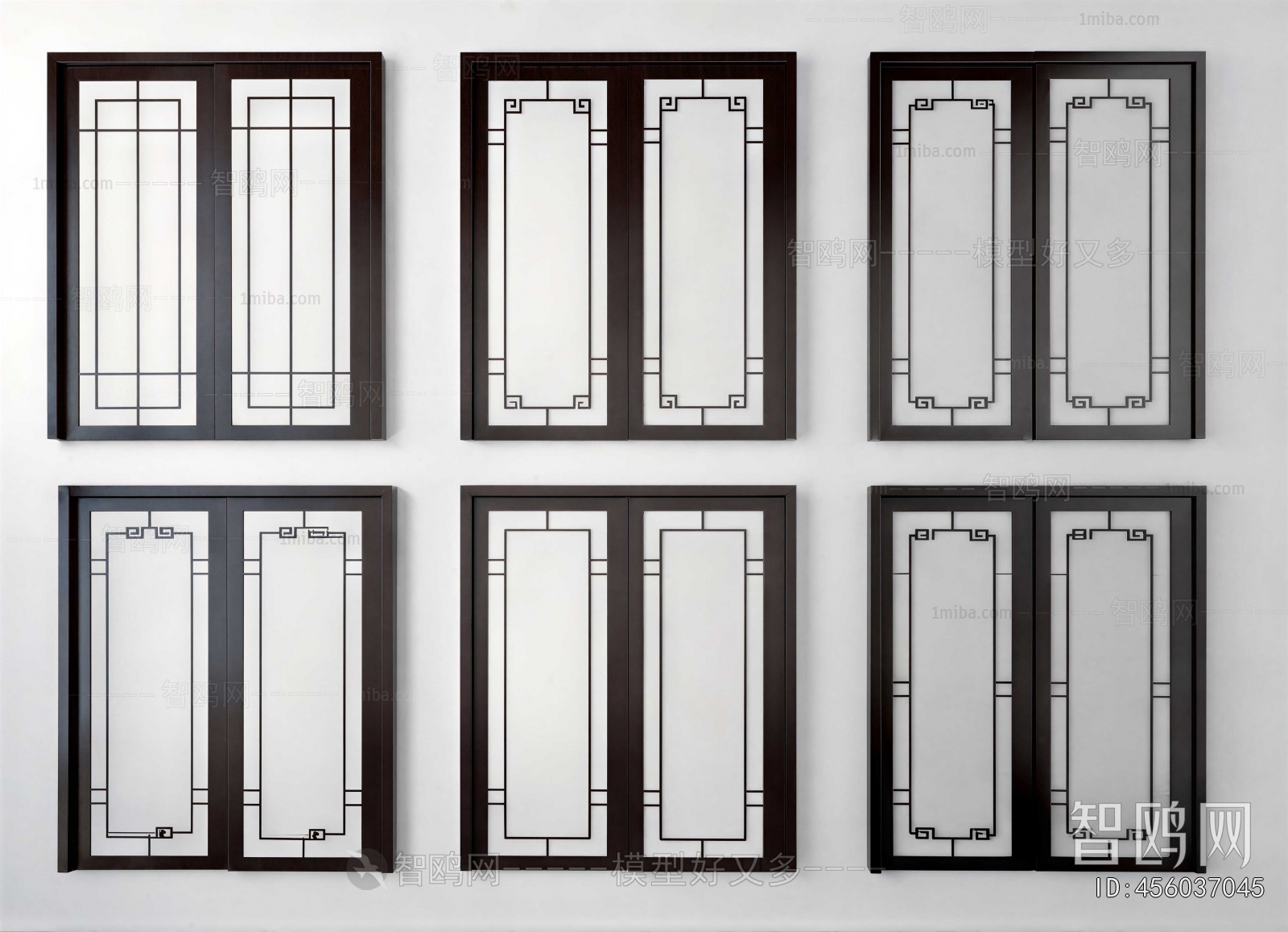 New Chinese Style Sliding Door