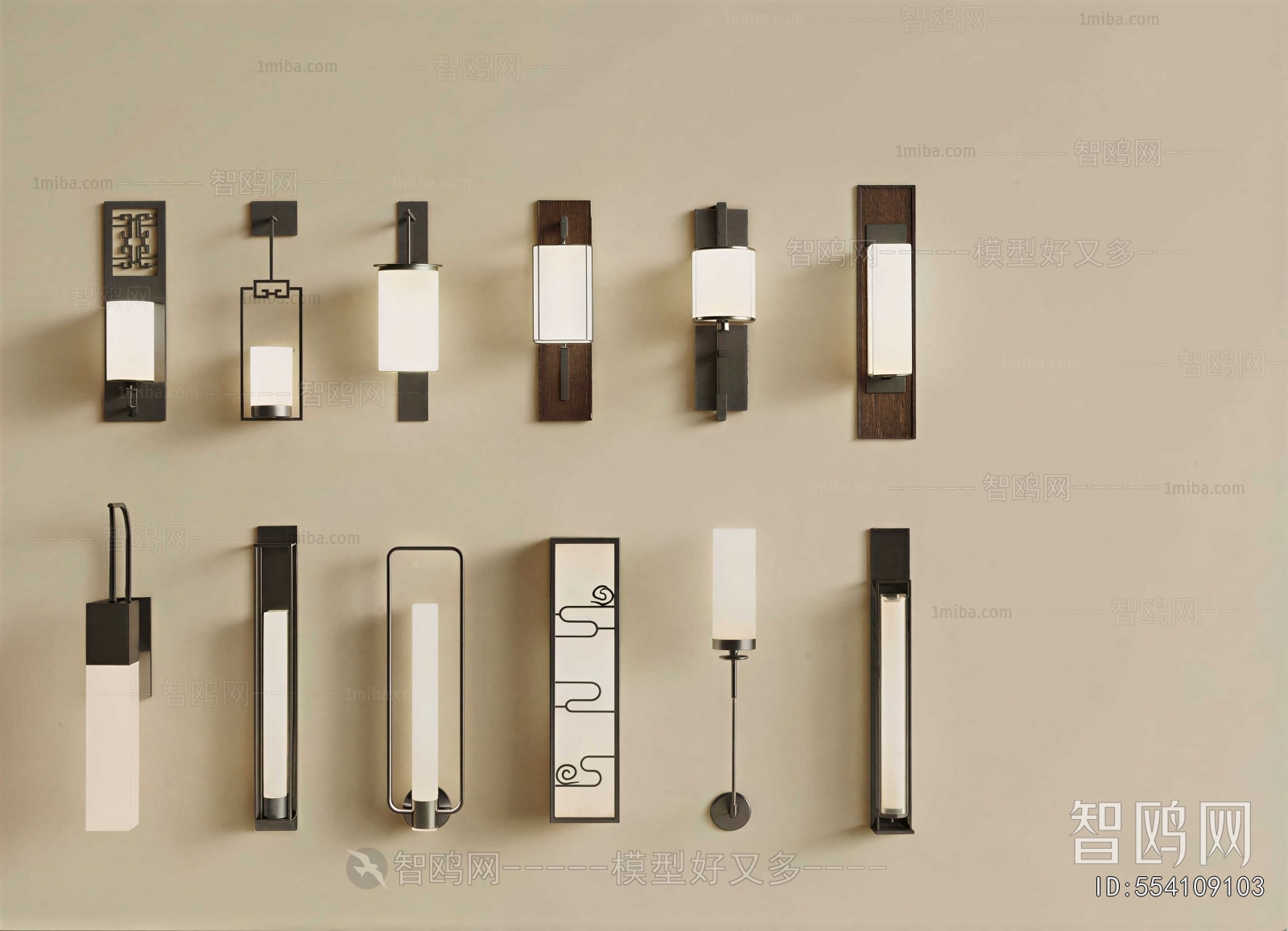 New Chinese Style Wall Lamp