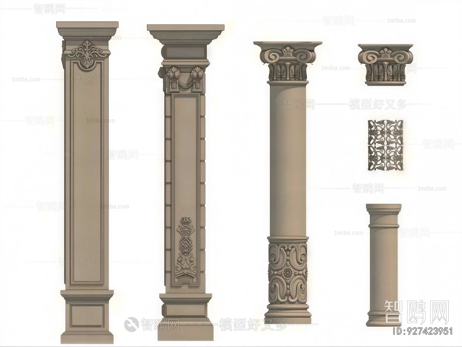 European Style Roman Pillar