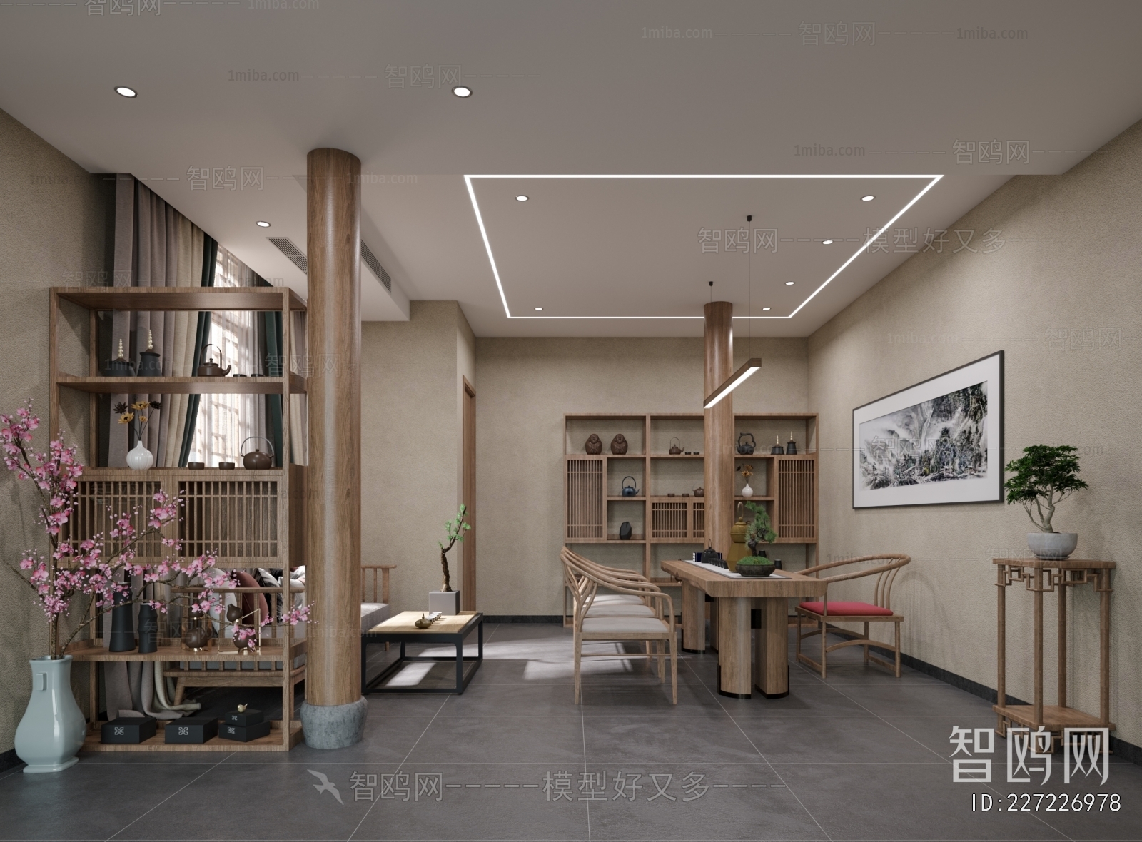 New Chinese Style Teahouse Tea House