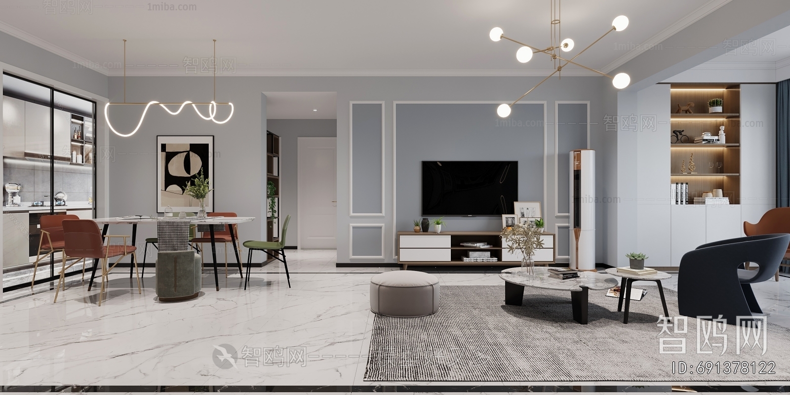 Nordic Style A Living Room