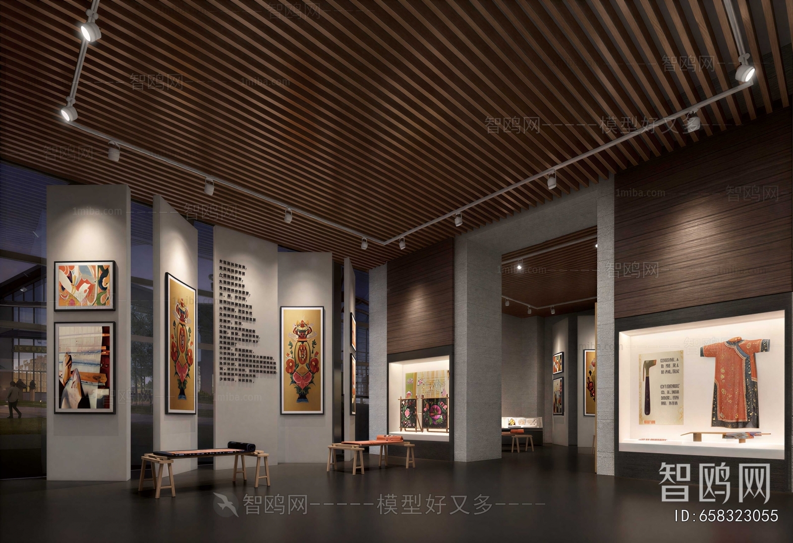 New Chinese Style Exhibition Hall