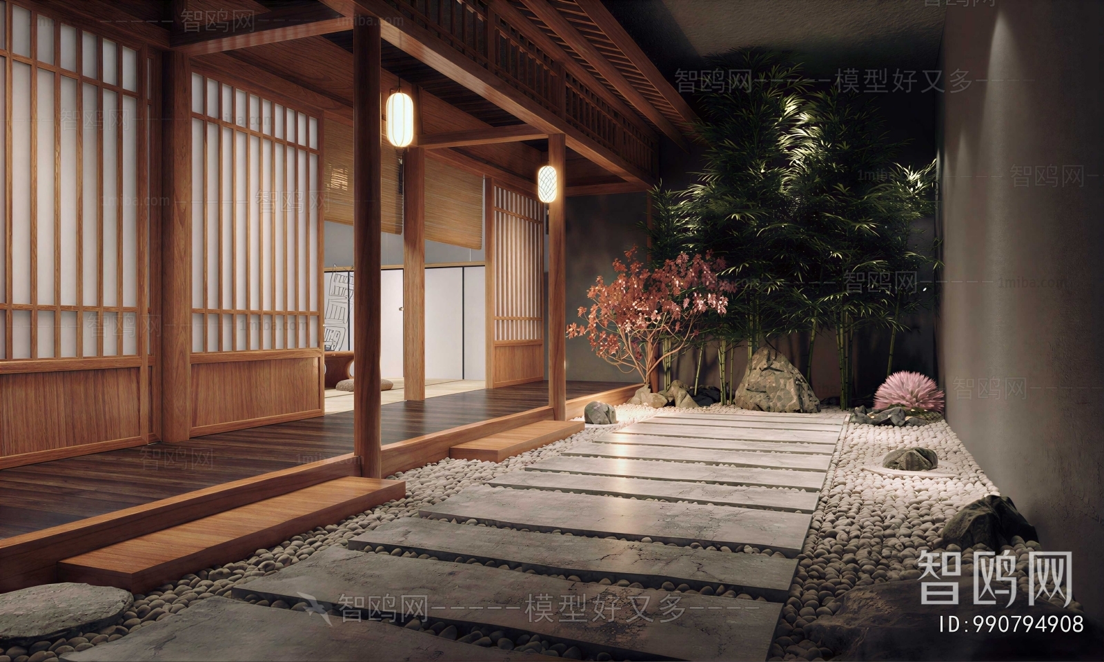 Japanese Style Courtyard/landscape