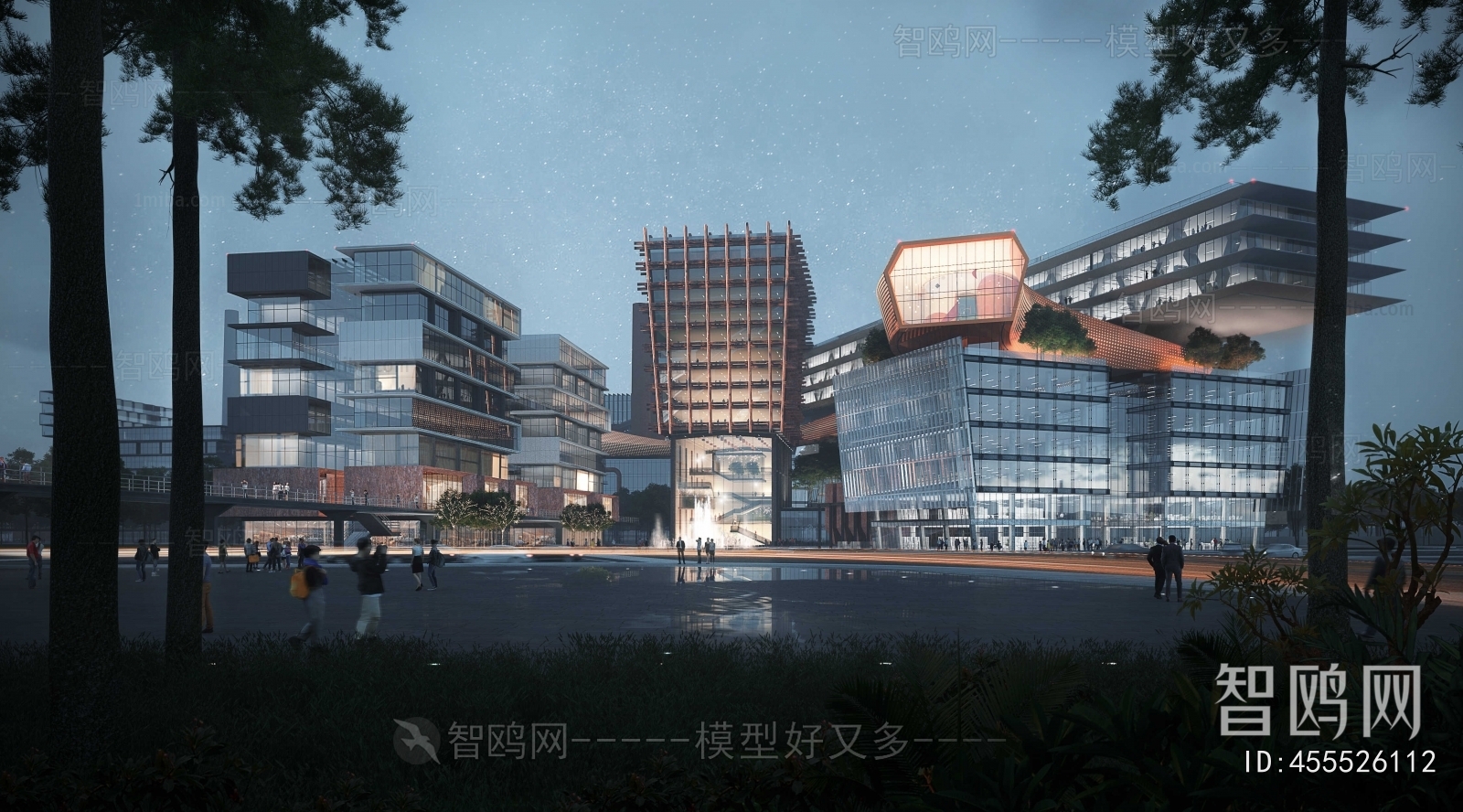 Modern Appearance Of Commercial Building