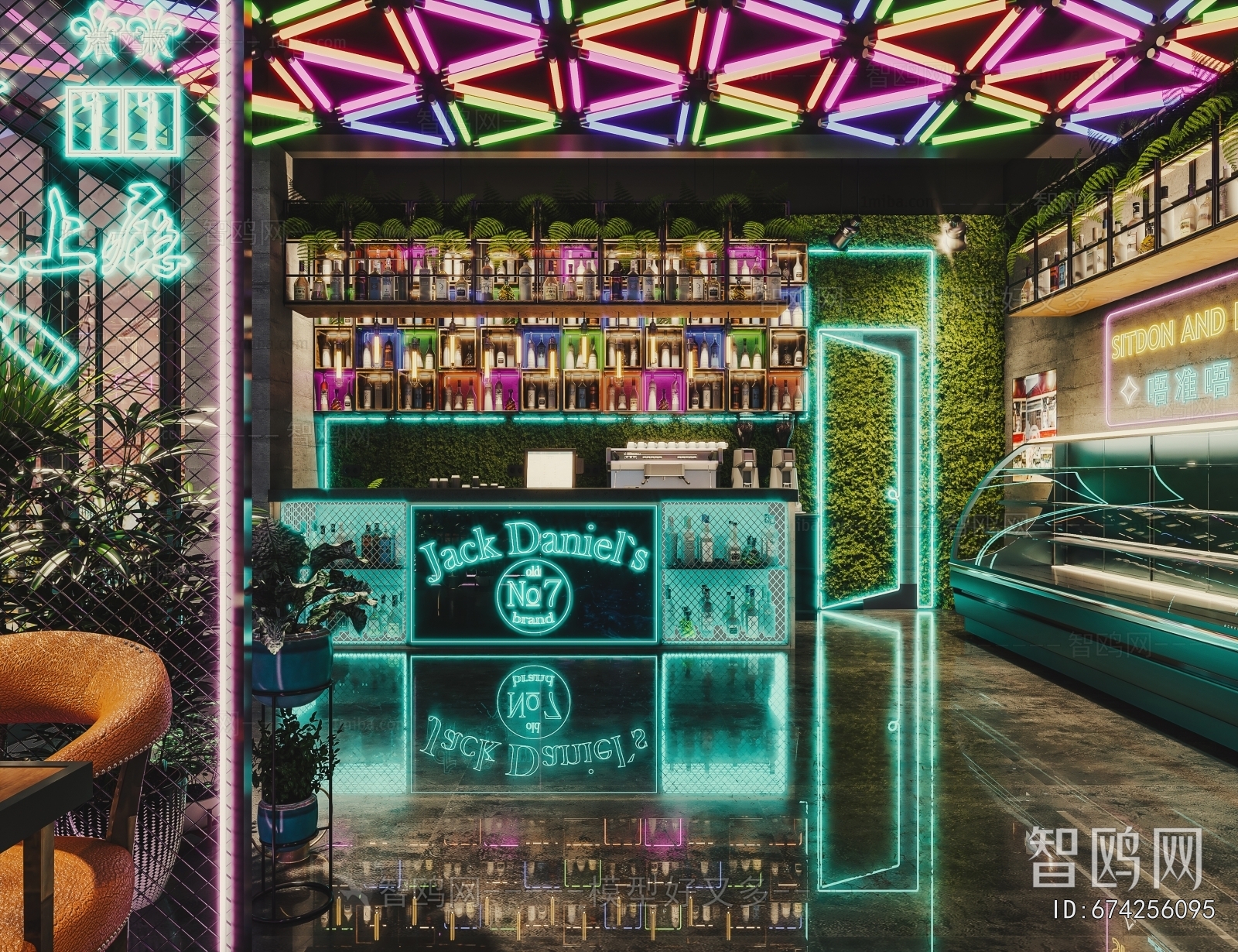 Industrial Style Barbecue Restaurant