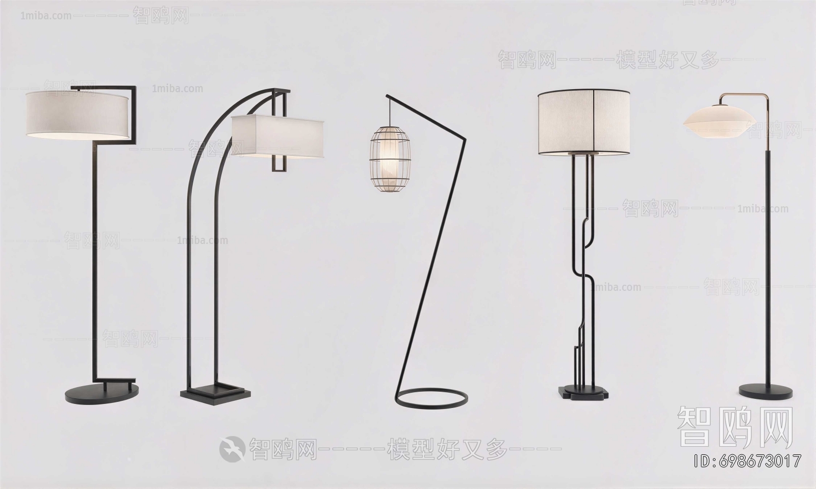 New Chinese Style Floor Lamp