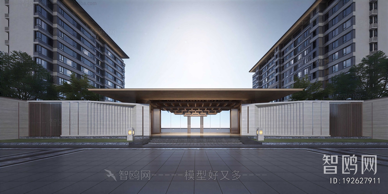 New Chinese Style Facade Element