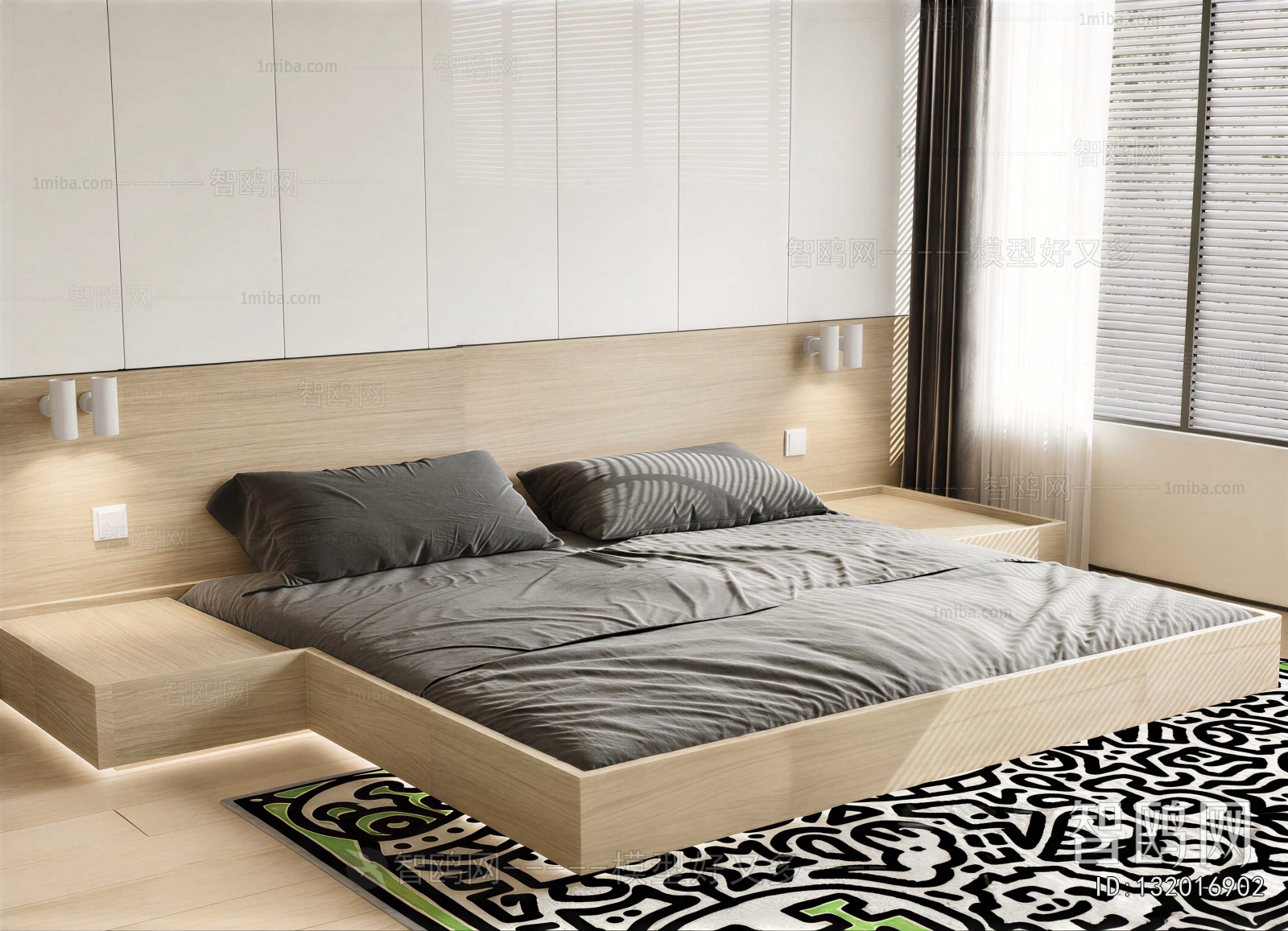 Modern Double Bed