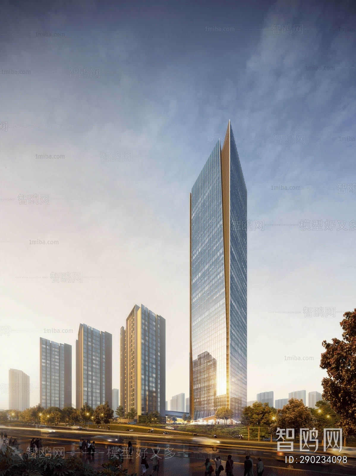 Modern Appearance Of Commercial Building